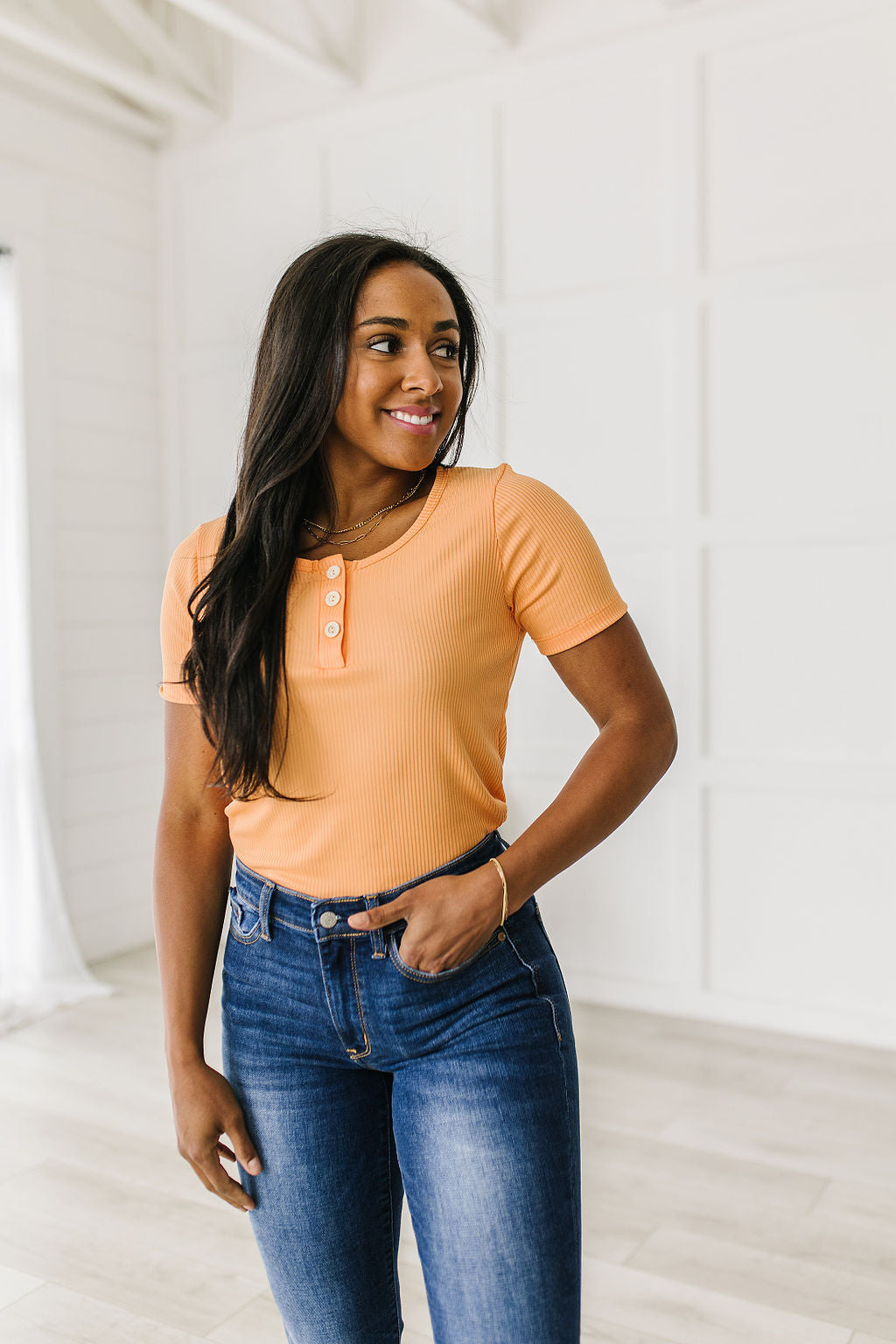 It Figures Scoop Neck Top - Charming Charlie