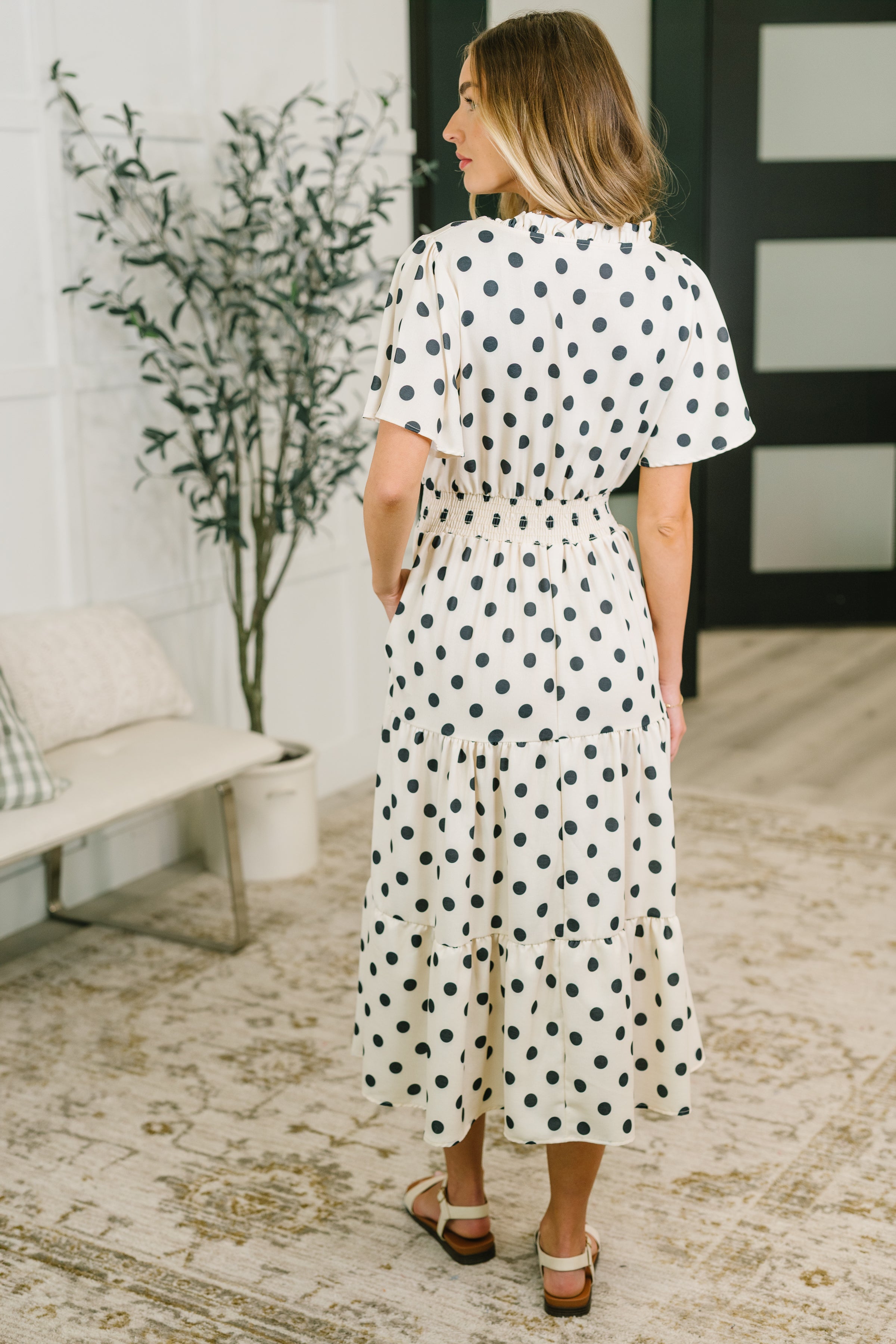 It Had to Be You Bell Sleeve Midi Dress - Charming Charlie