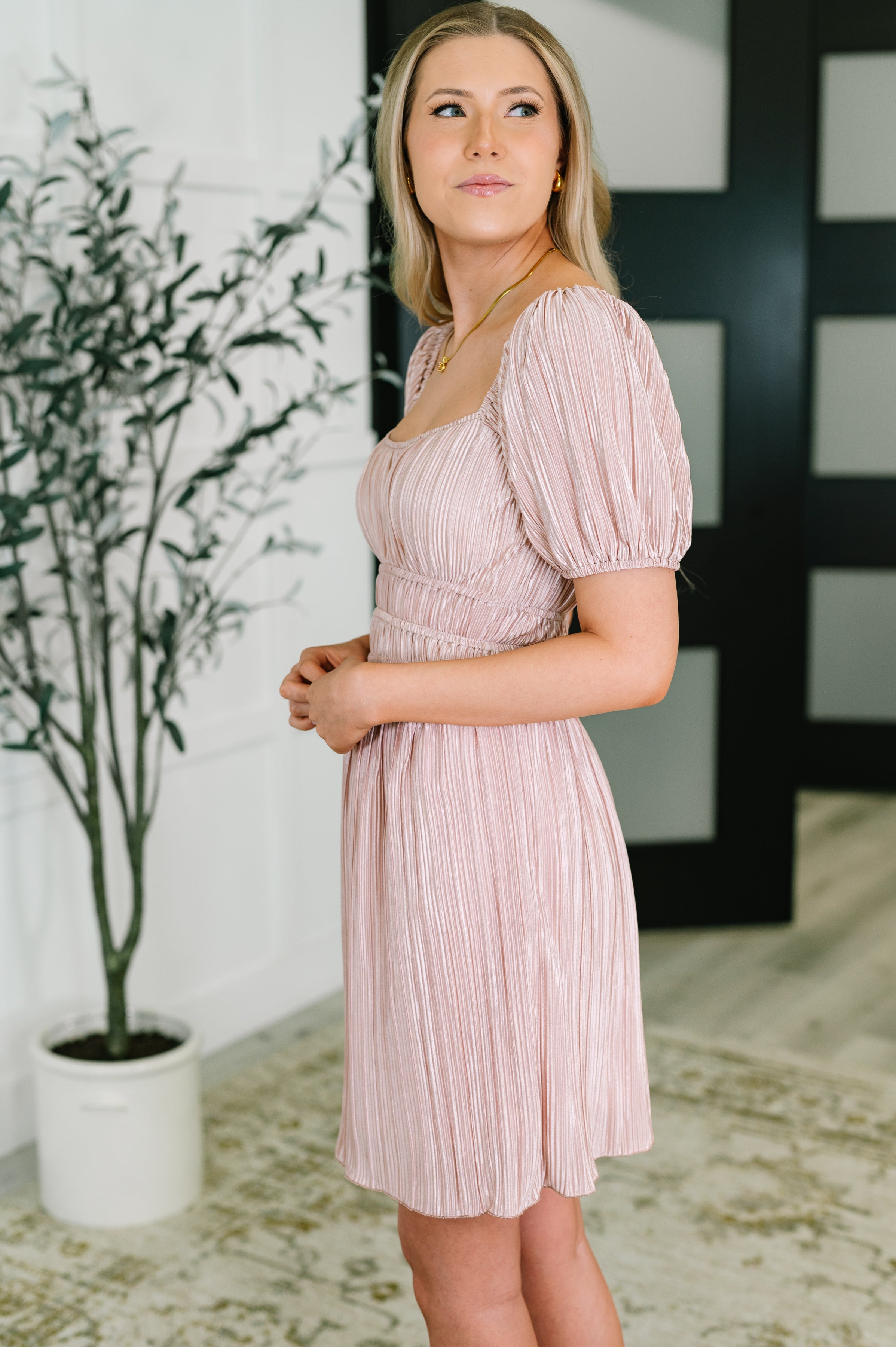 It's For the Aesthetic Balloon Sleeve Dress - Charming Charlie