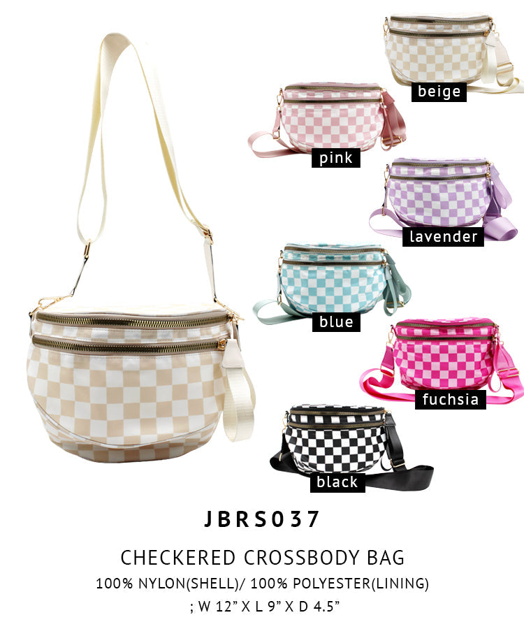 Checkered Crossbody Bag - Charming Charlie