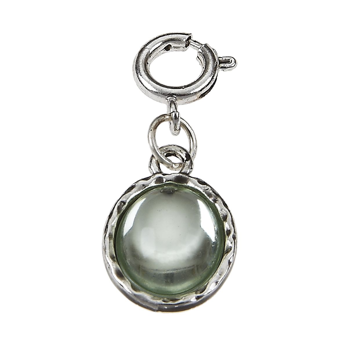 Peridot Silver Charm