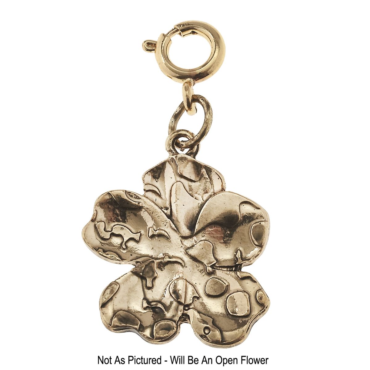 Antique Gold Flower Charm - Charming Charlie