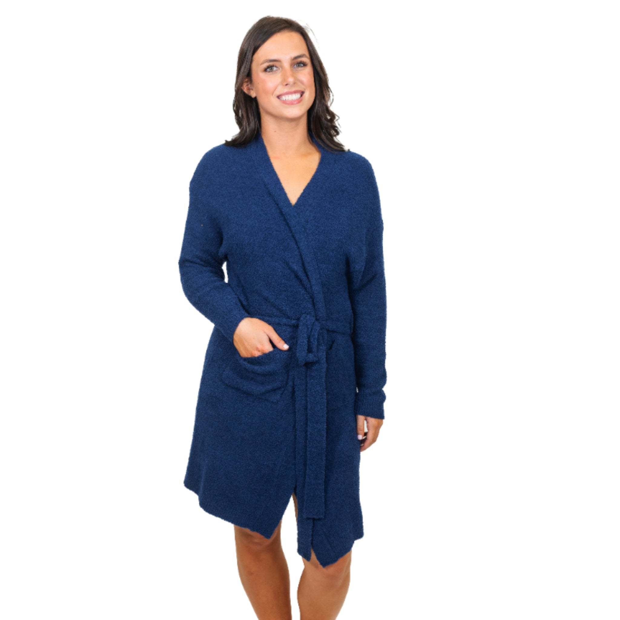Deep Sea Satin Robe - Charming Charlie
