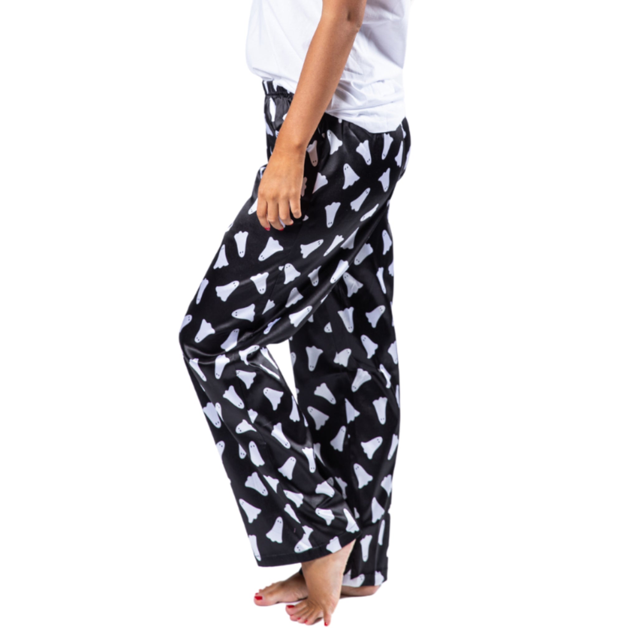 Boo! Satin Pajama Pants - Charming Charlie