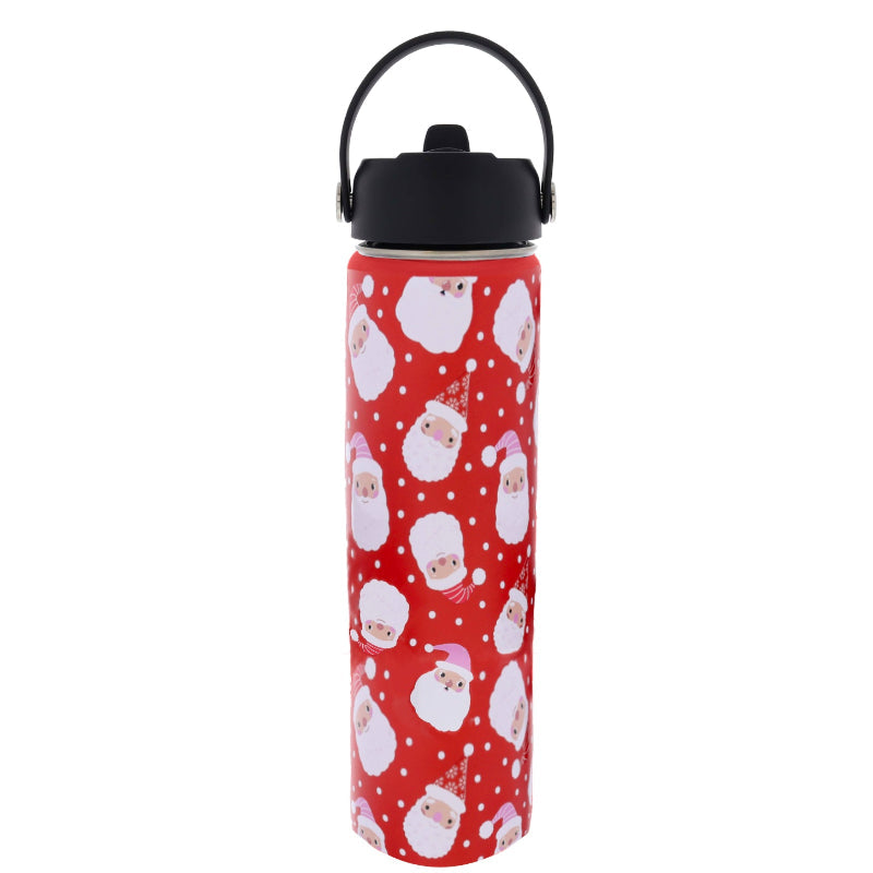 The Most Wonderful Time of the Year 25 Oz. Skinny Bottle With Straw Cap - Charming Charlie