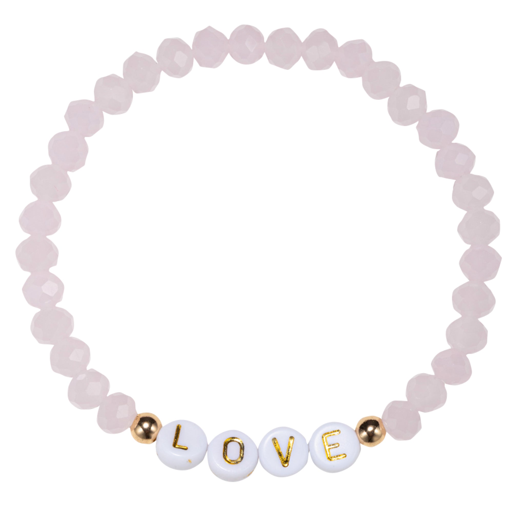 Lavender, Pink, Yellow, Orange, Tq Beaded Stretch Bracelet with Spacers