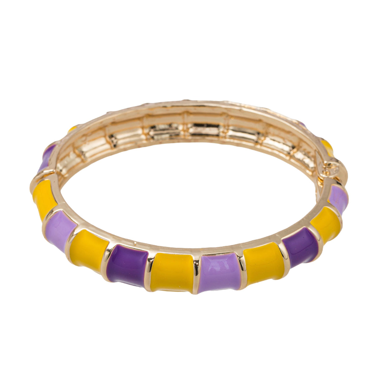 Laguna Enamel Hinge Bangle - Melon main image 1