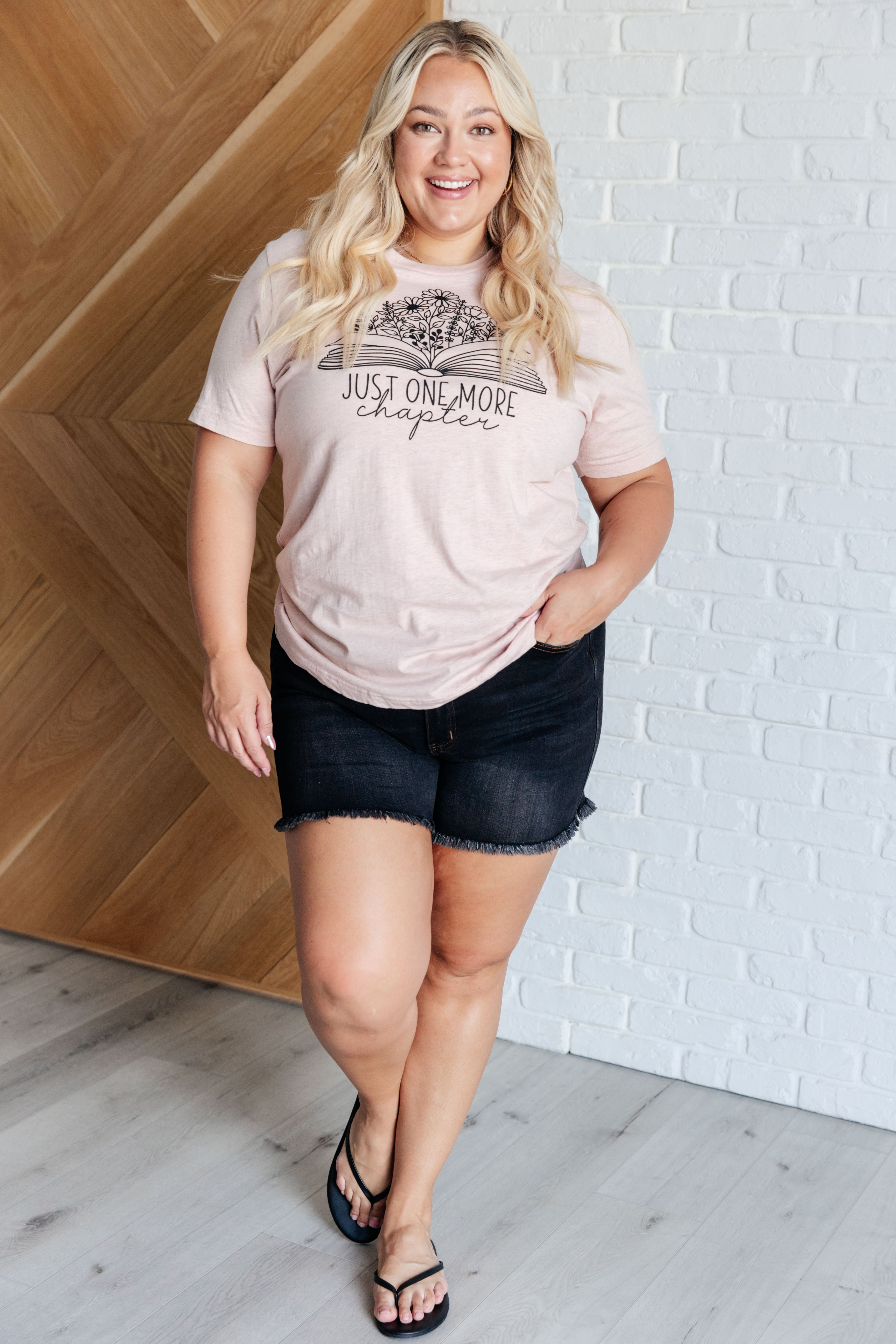 Just One More Chapter Graphic Tee - Charming Charlie