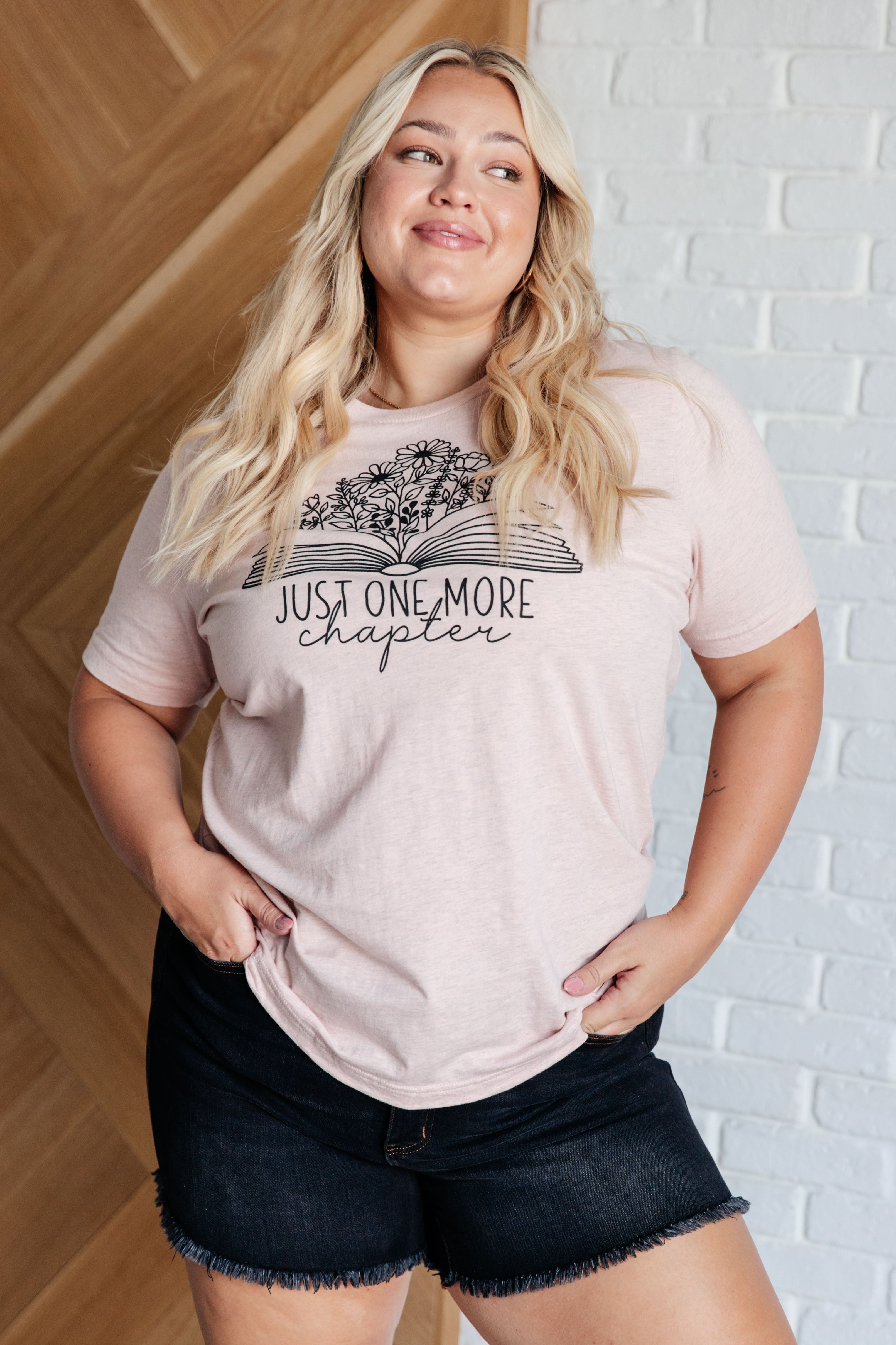 Just One More Chapter Graphic Tee - Charming Charlie