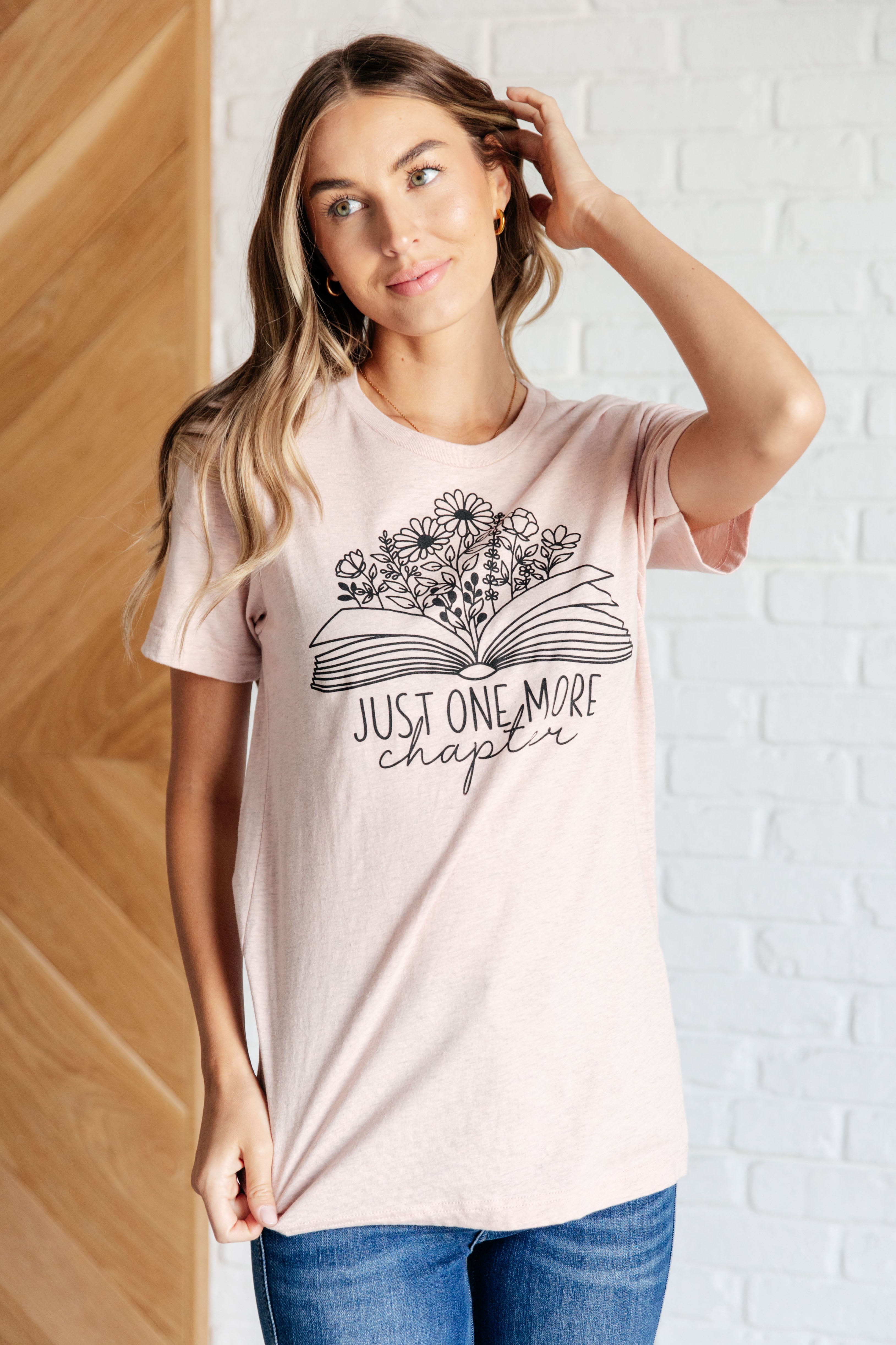 Just One More Chapter Graphic Tee - Charming Charlie