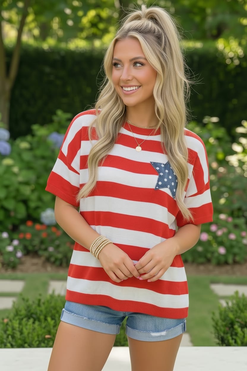 Let's Celebrate Knit Tee - Charming Charlie