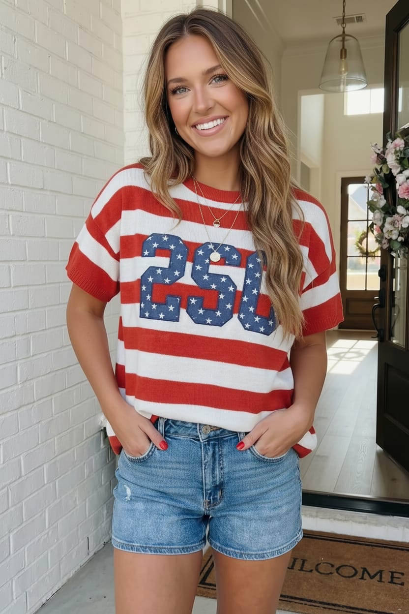 Stars and Stripes '250' Top - Charming Charlie