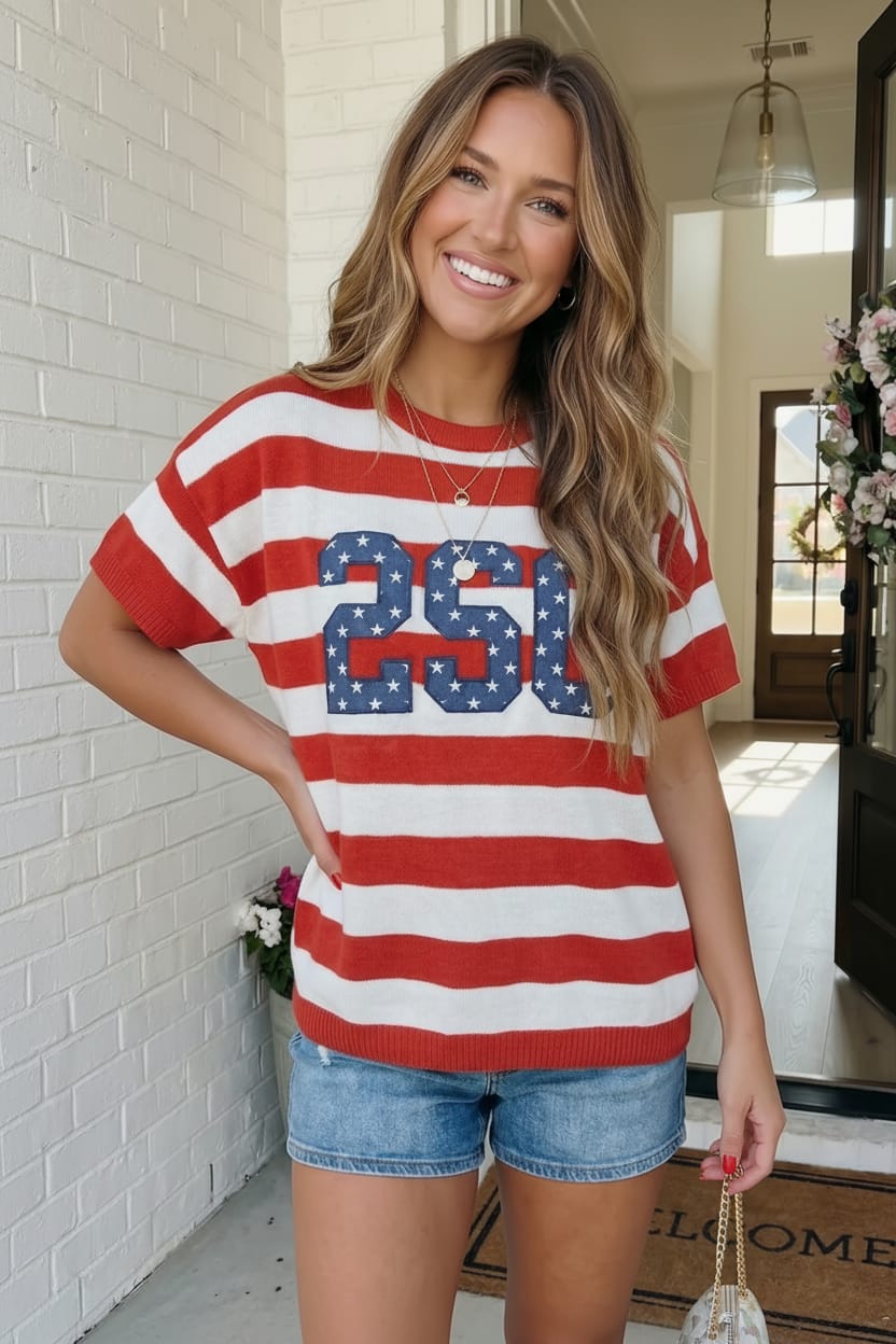 Stars and Stripes '250' Top - Charming Charlie