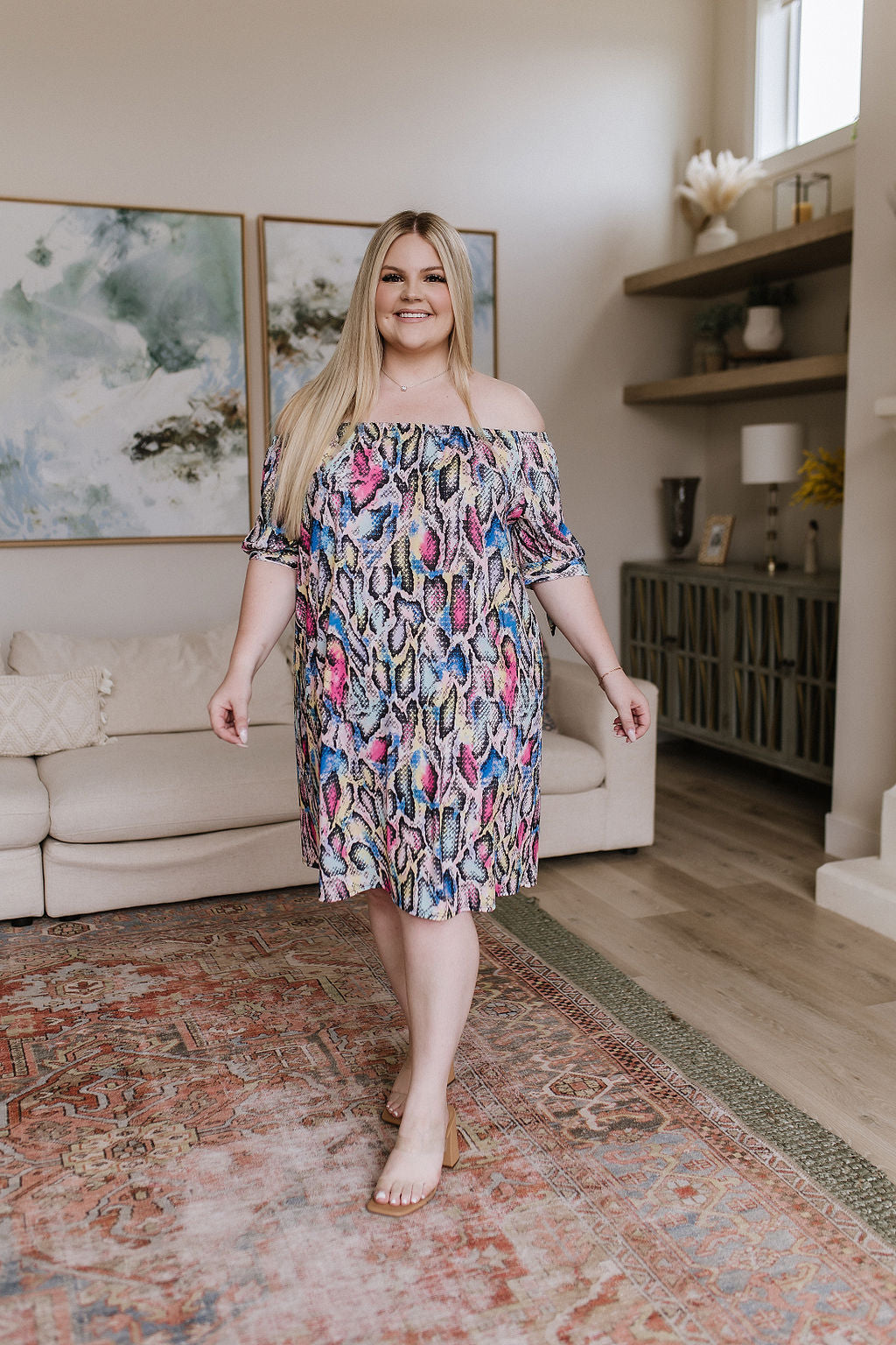 Kind of Wild Animal Print Dress - Charming Charlie