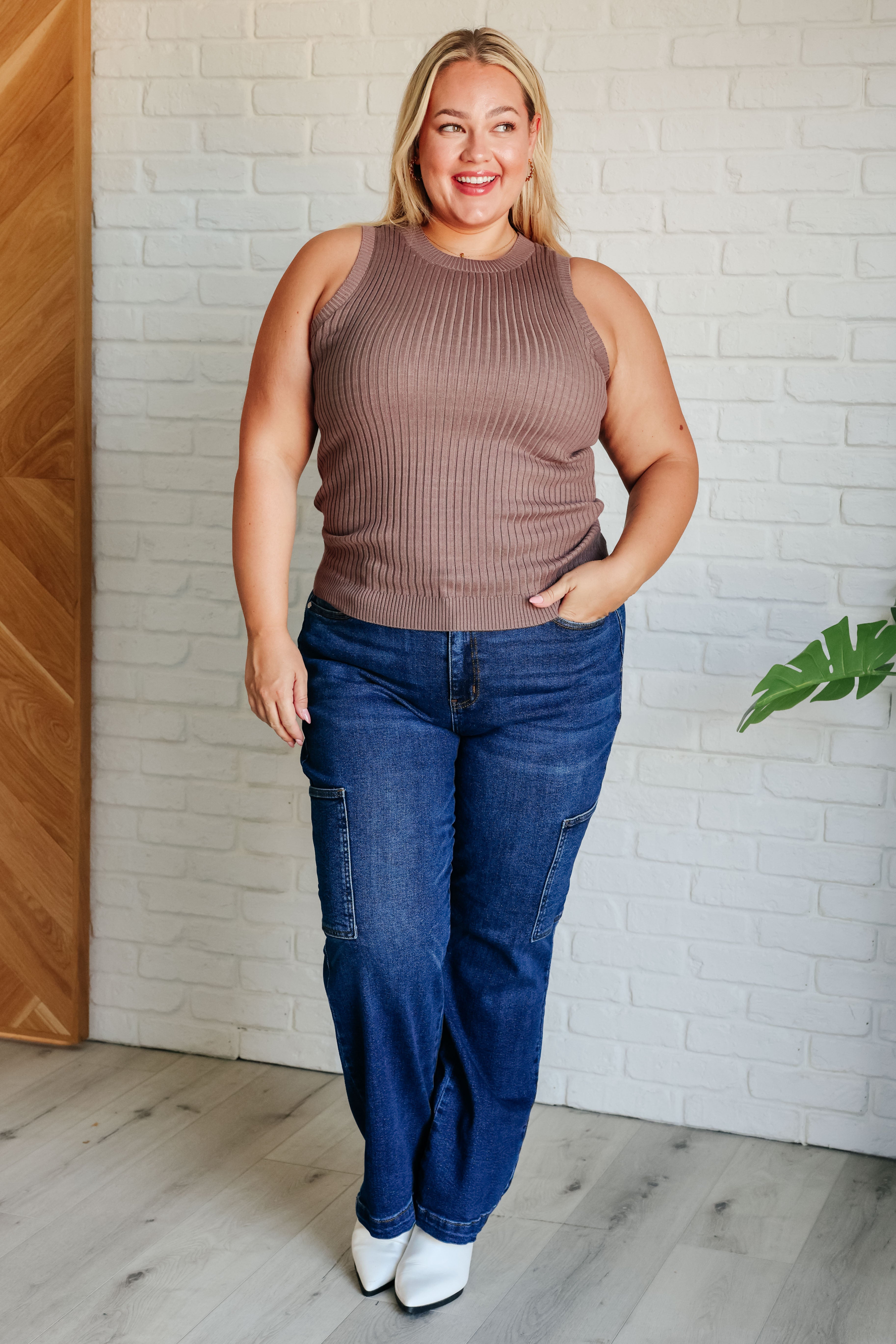 Let Me Hear it Ribbed Sweater Tank - Charming Charlie