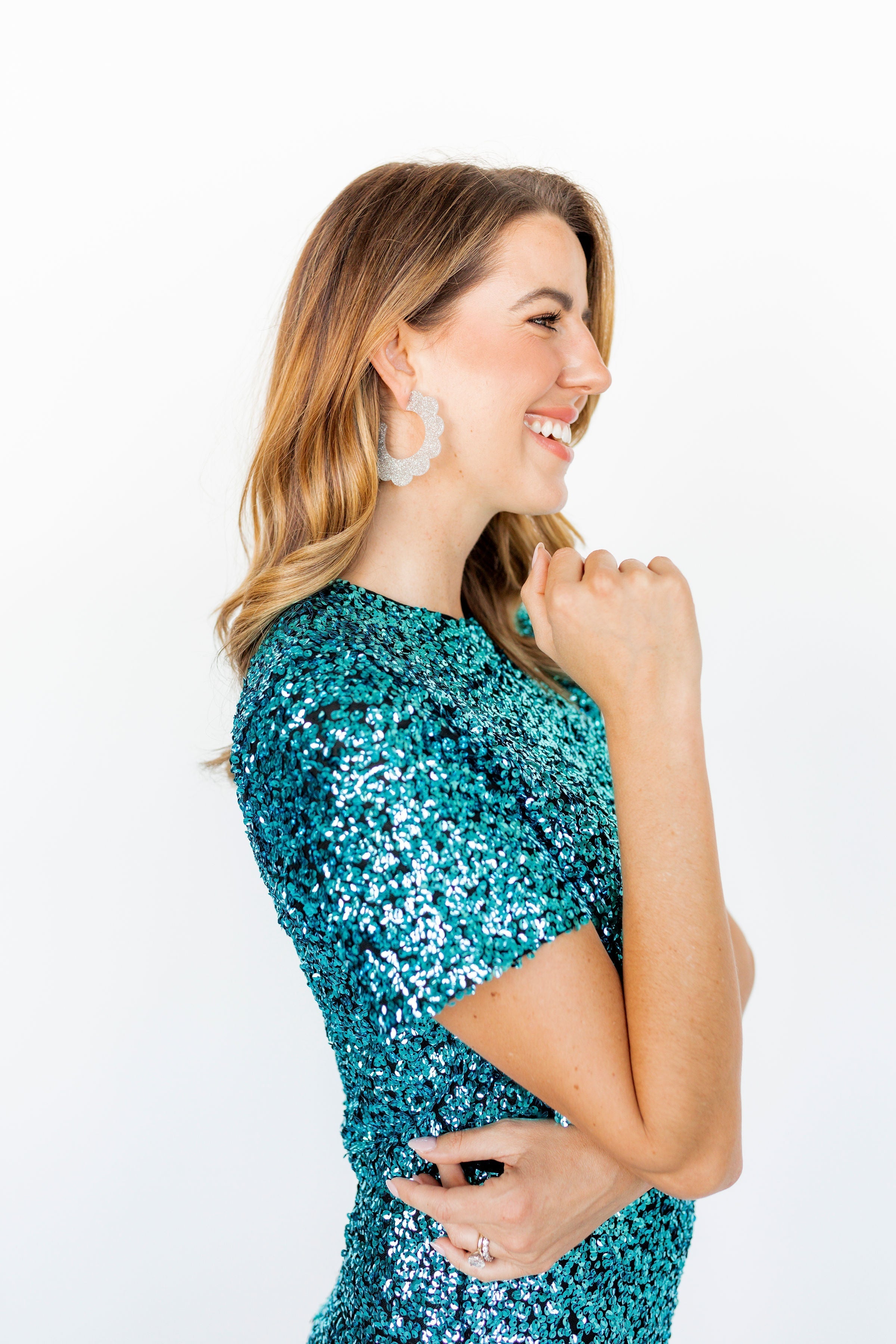 Margo - Silver Glitter - Charming Charlie