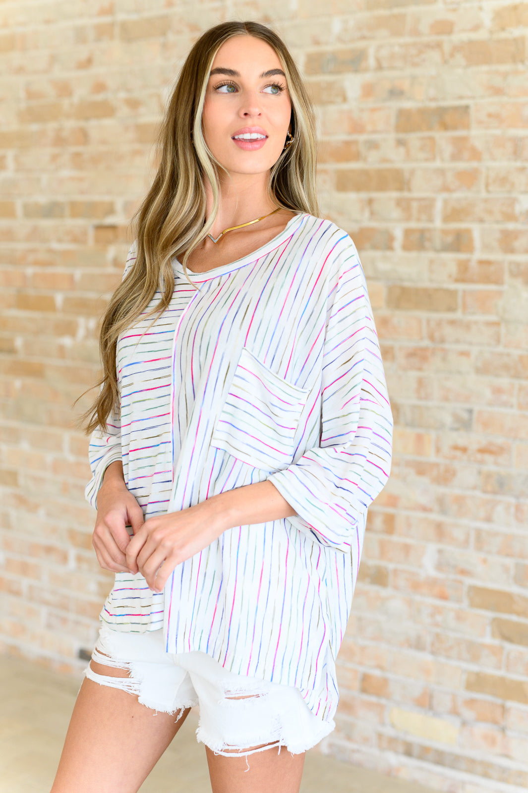 Love The Passion Drop Shoulder Top - Charming Charlie