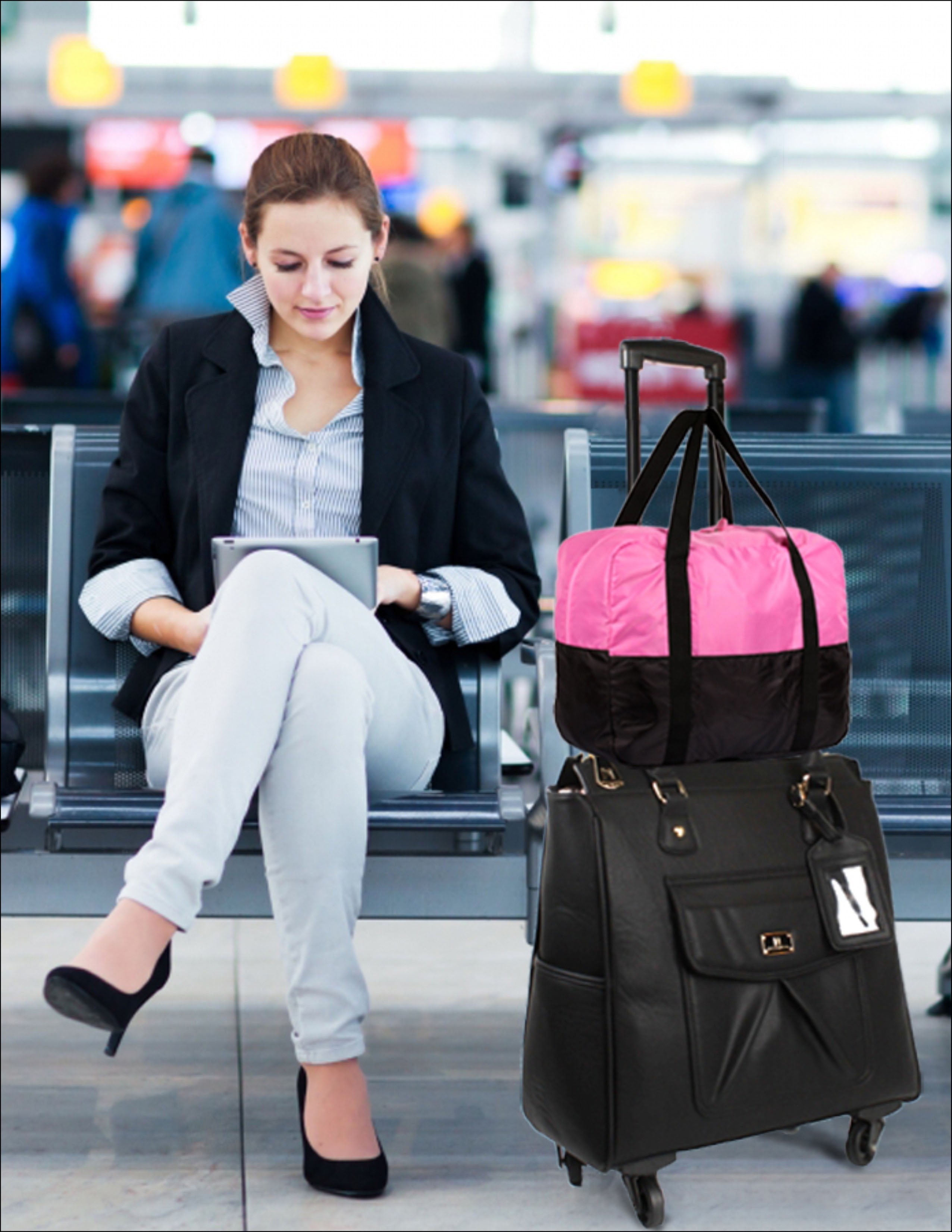 Karla Hanson Pack n Fold Foldable Travel Duffel Bag - Karla Hanson
