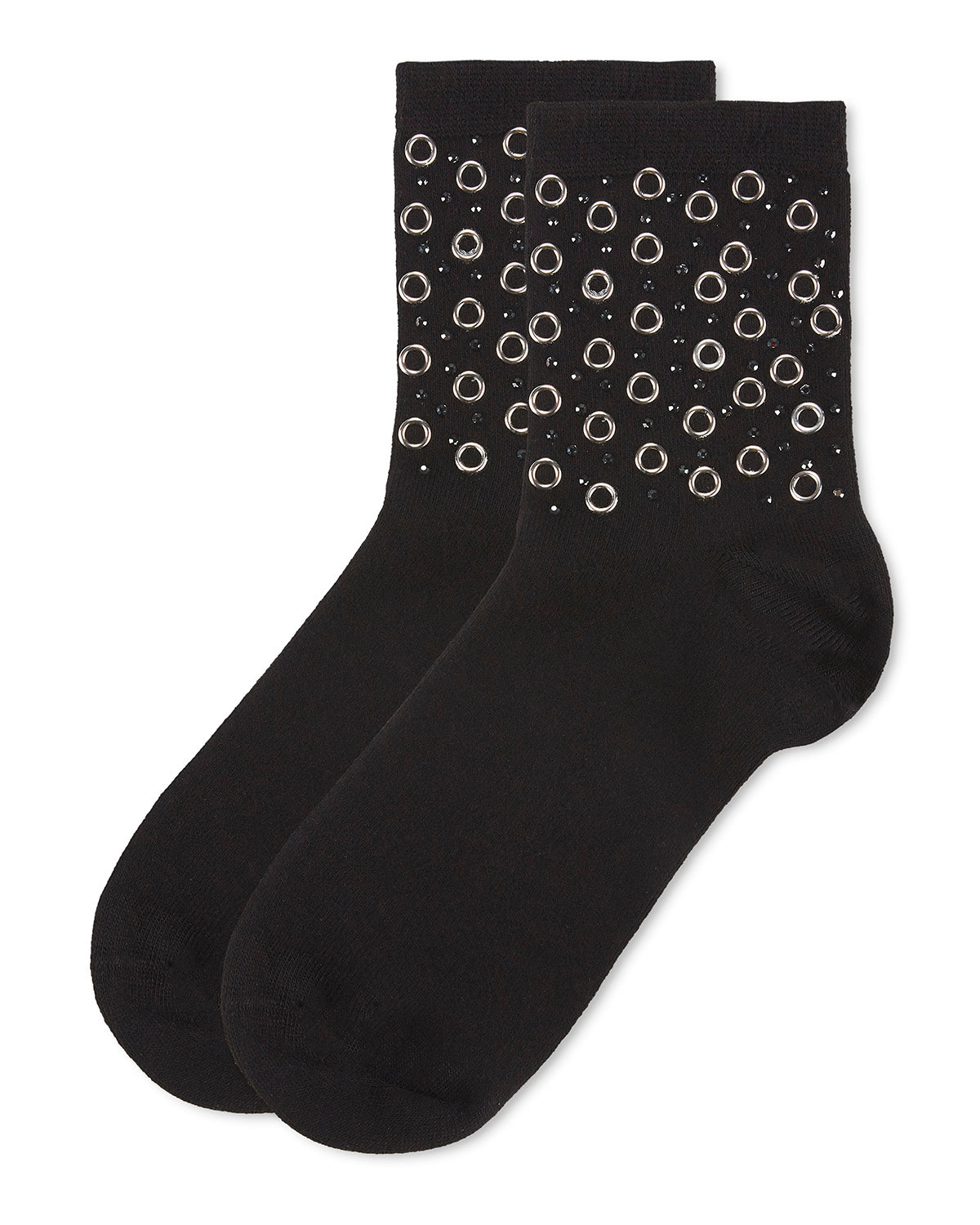 Women's Studs and Stones Studded Rhinestone Anklet Sock - Charming Charlie