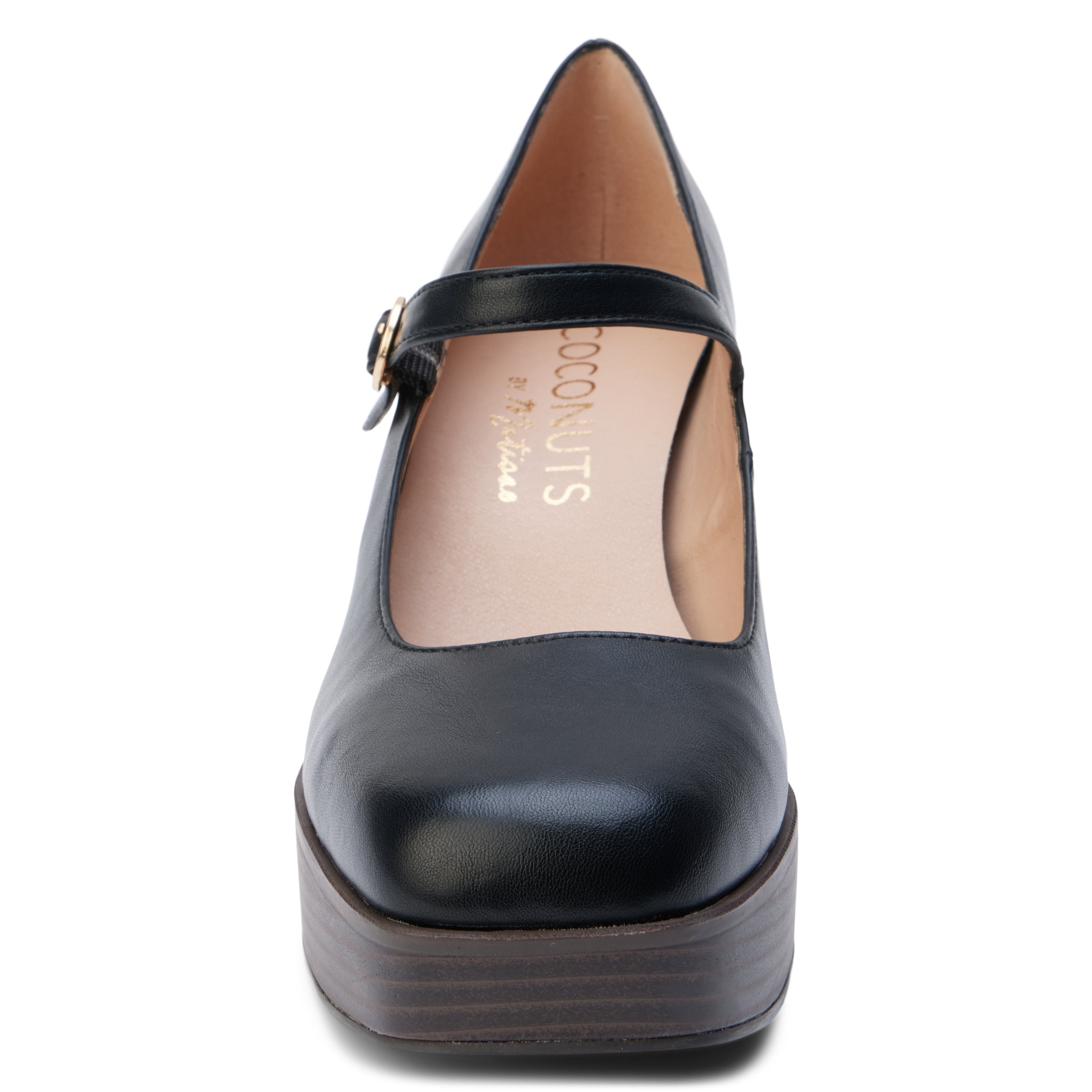 Matilda Platform Heel in Black - Charming Charlie