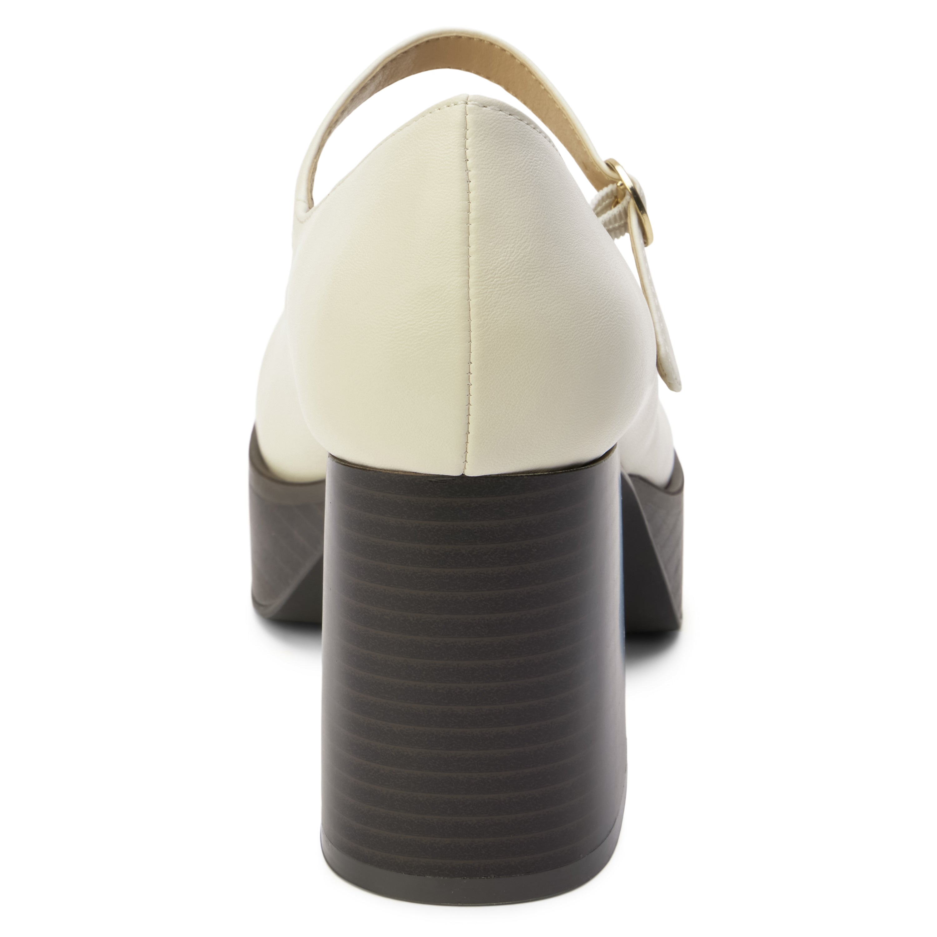 Matilda Platform Heel in Bone - Charming Charlie