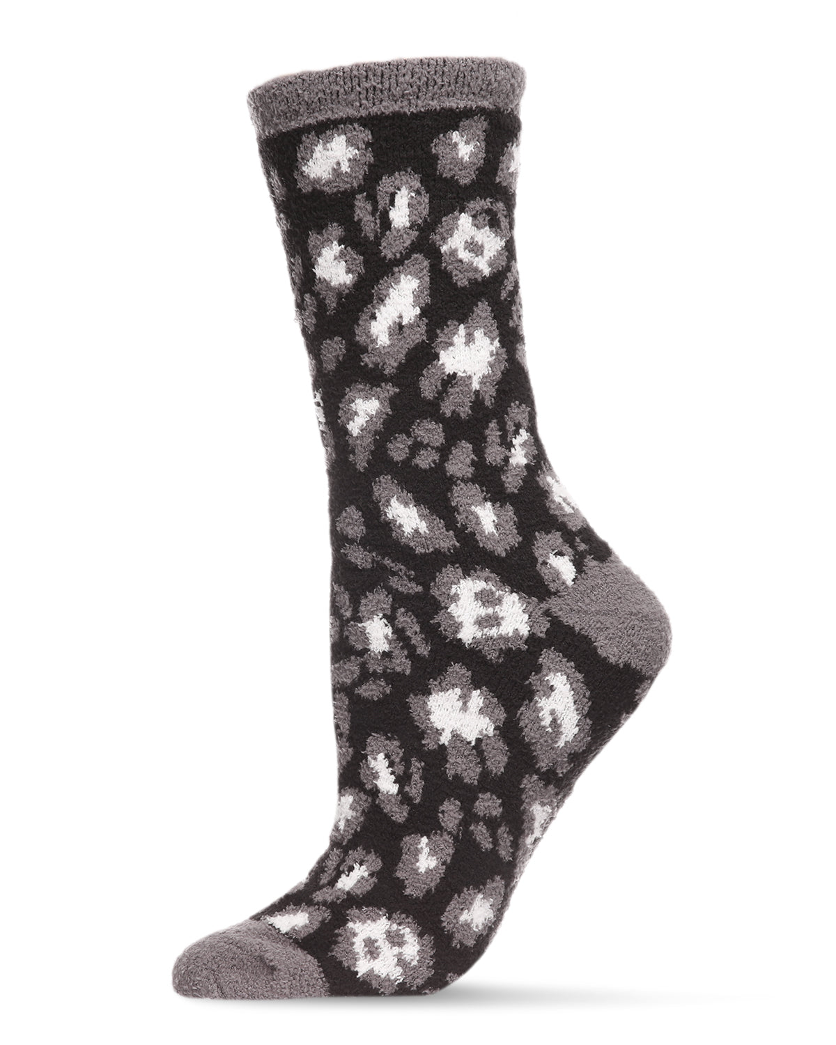Women's Leopard Super Soft Cozy Crew Socks - Charming Charlie