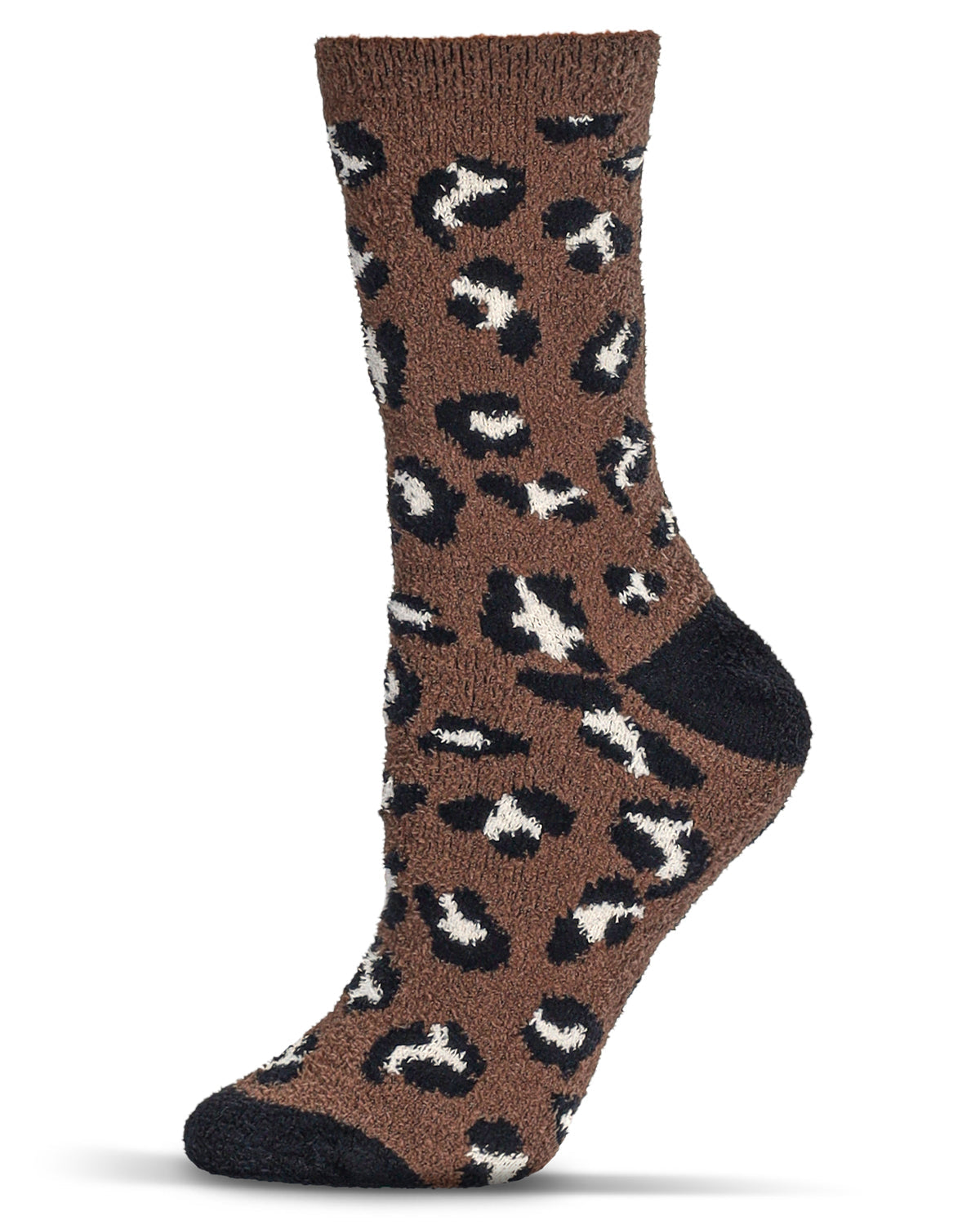 Women's Leopard Super Soft Cozy Crew Socks - Charming Charlie
