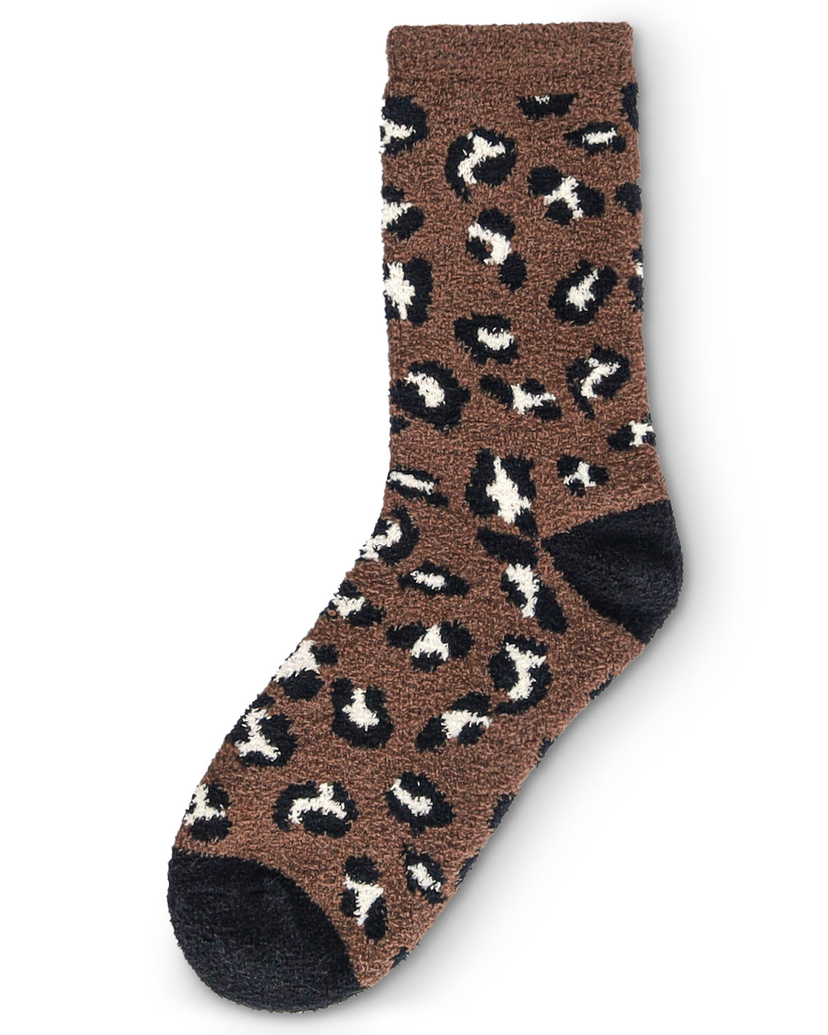 Women's Leopard Super Soft Cozy Crew Socks - Charming Charlie