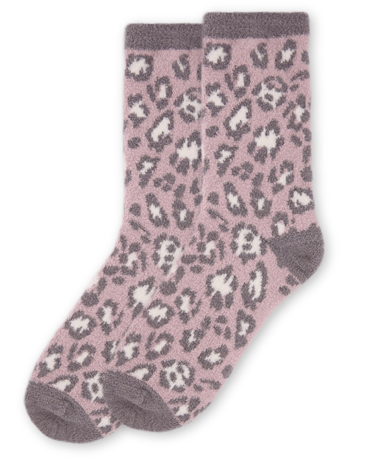 Women's Leopard Super Soft Cozy Crew Socks - Charming Charlie