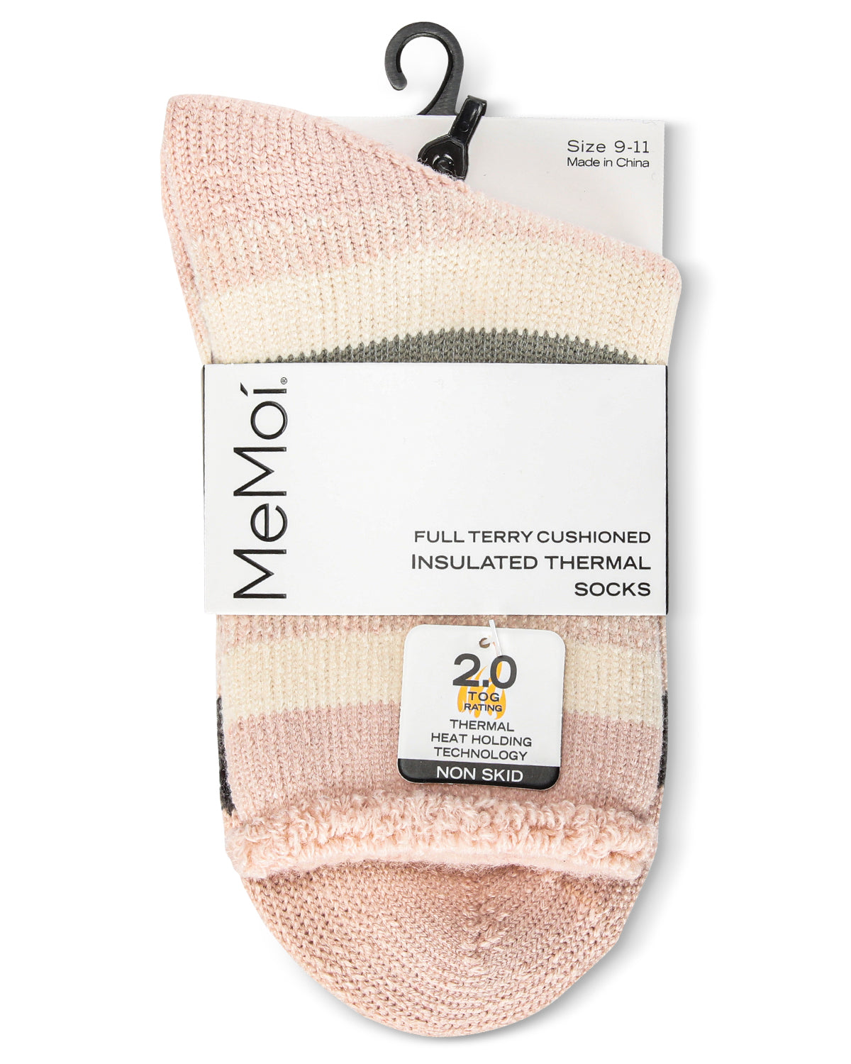Women's Stripe Cozy Warm Thermal Crew Socks - Charming Charlie