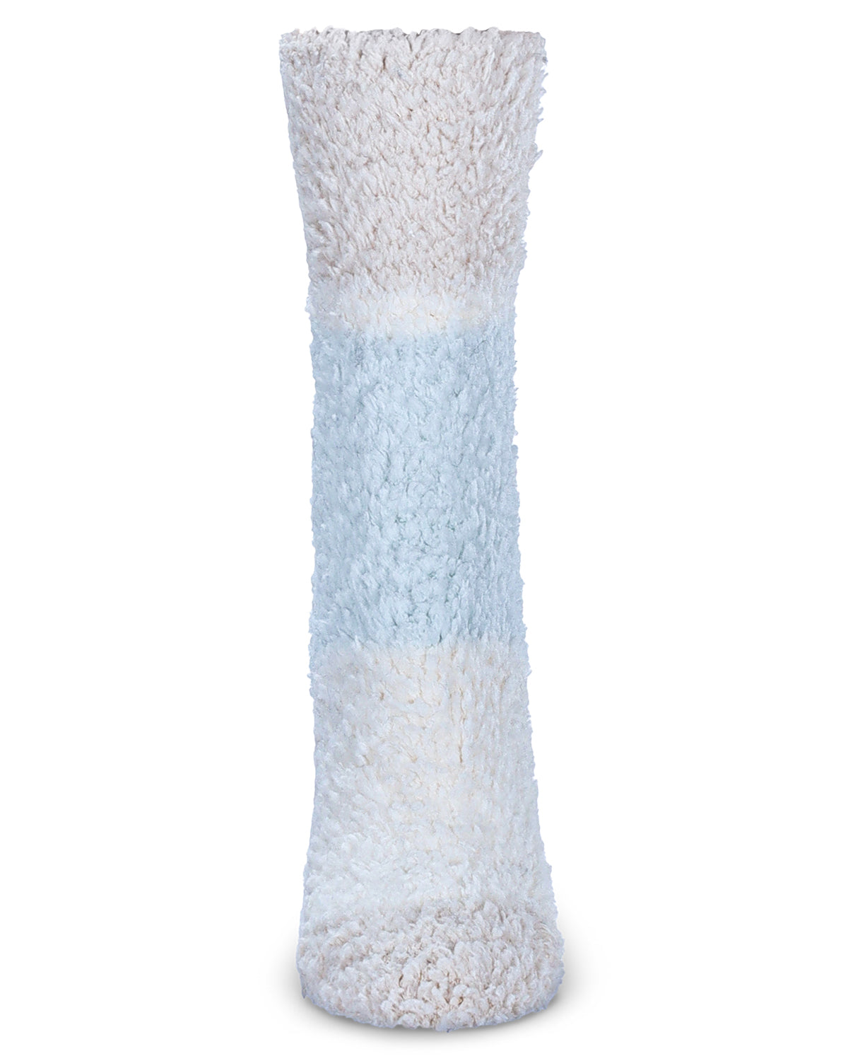 Women's Colorblock Teddy Bear Plush Crew Socks - Charming Charlie
