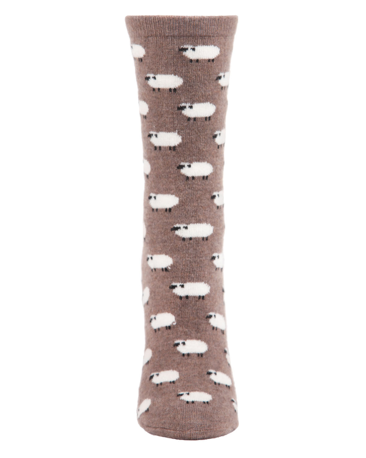 Women's Soft White Sheep Cashmere Blend Crew Socks - Charming Charlie