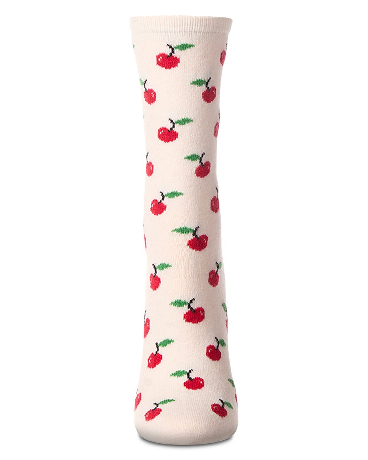 Women's Soft Tasty Cherry On Top Cashmere Blend Crew Socks - Charming Charlie