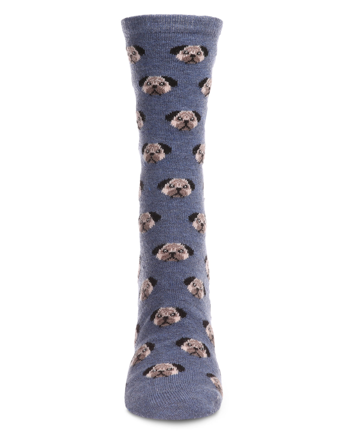 Women's Soft Pretty Puppy Dog Face Cashmere Blend Crew Socks - Charming Charlie