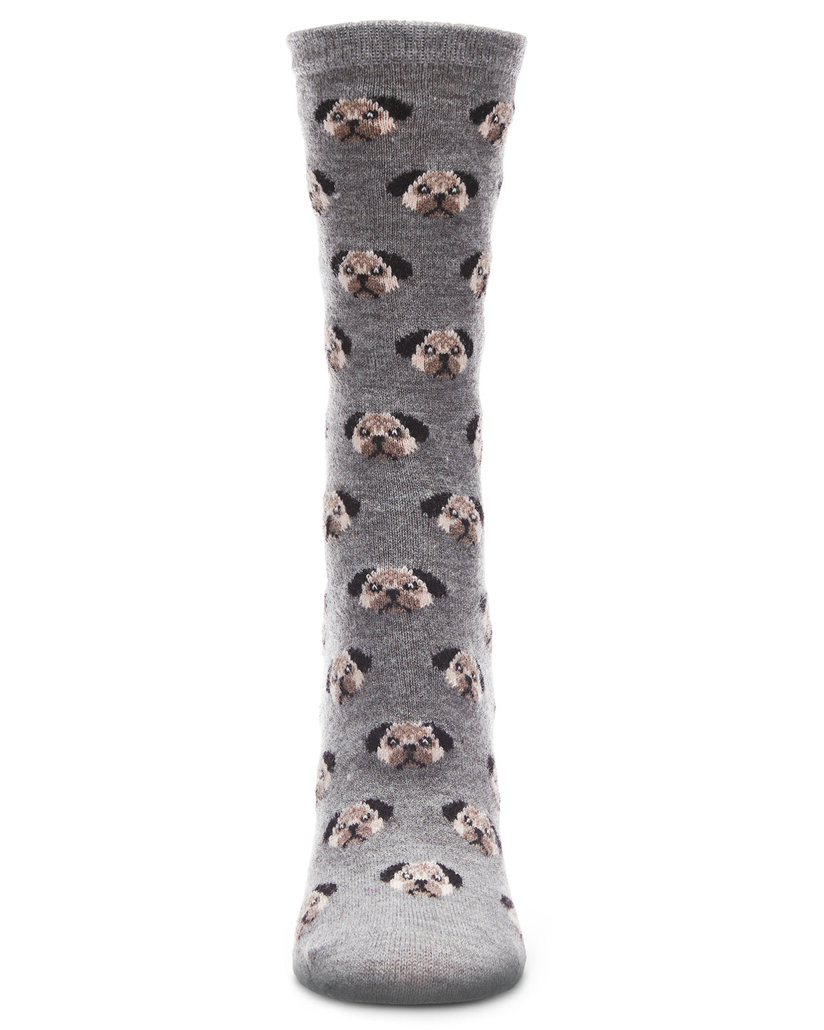 Women's Soft Pretty Puppy Dog Face Cashmere Blend Crew Socks - Charming Charlie