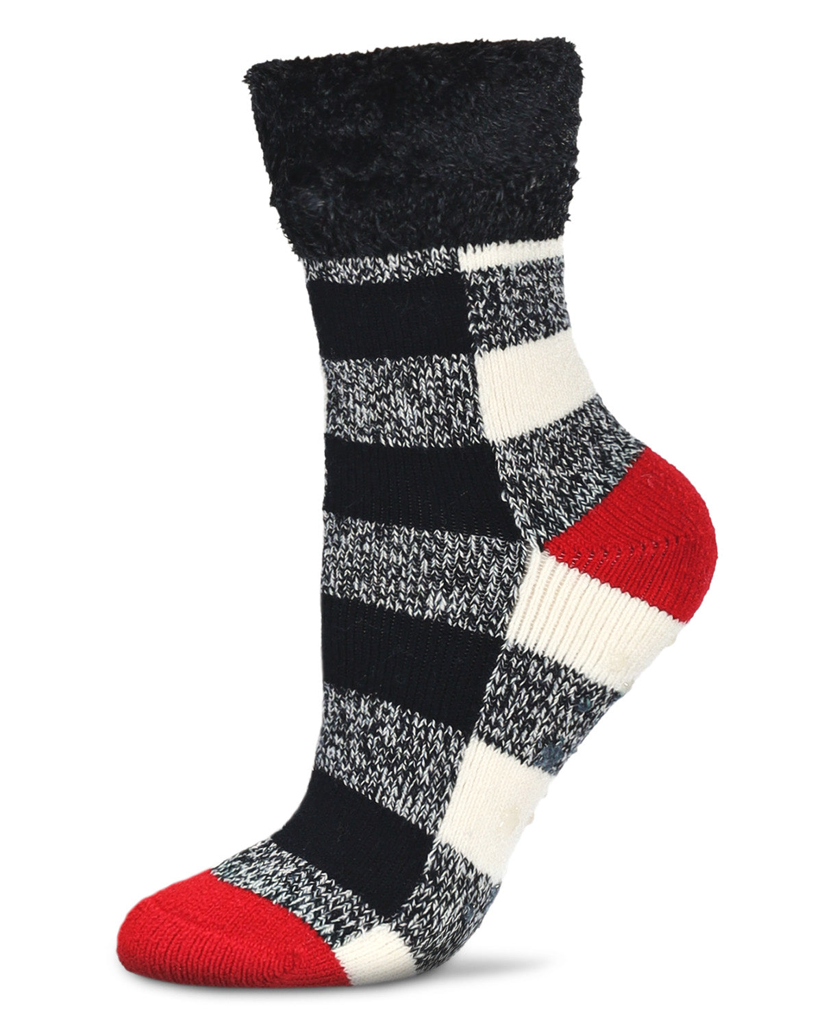 Women's Buffalo Check Plush Cabin Socks - Charming Charlie