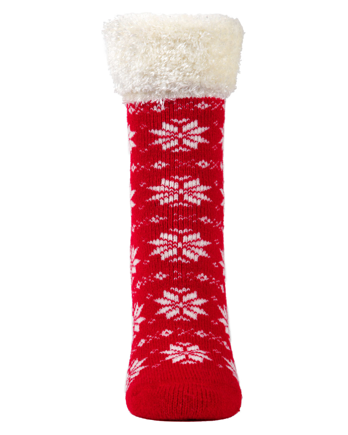 Women's Snowflake Fair Isle Plush Cabin Socks - Charming Charlie