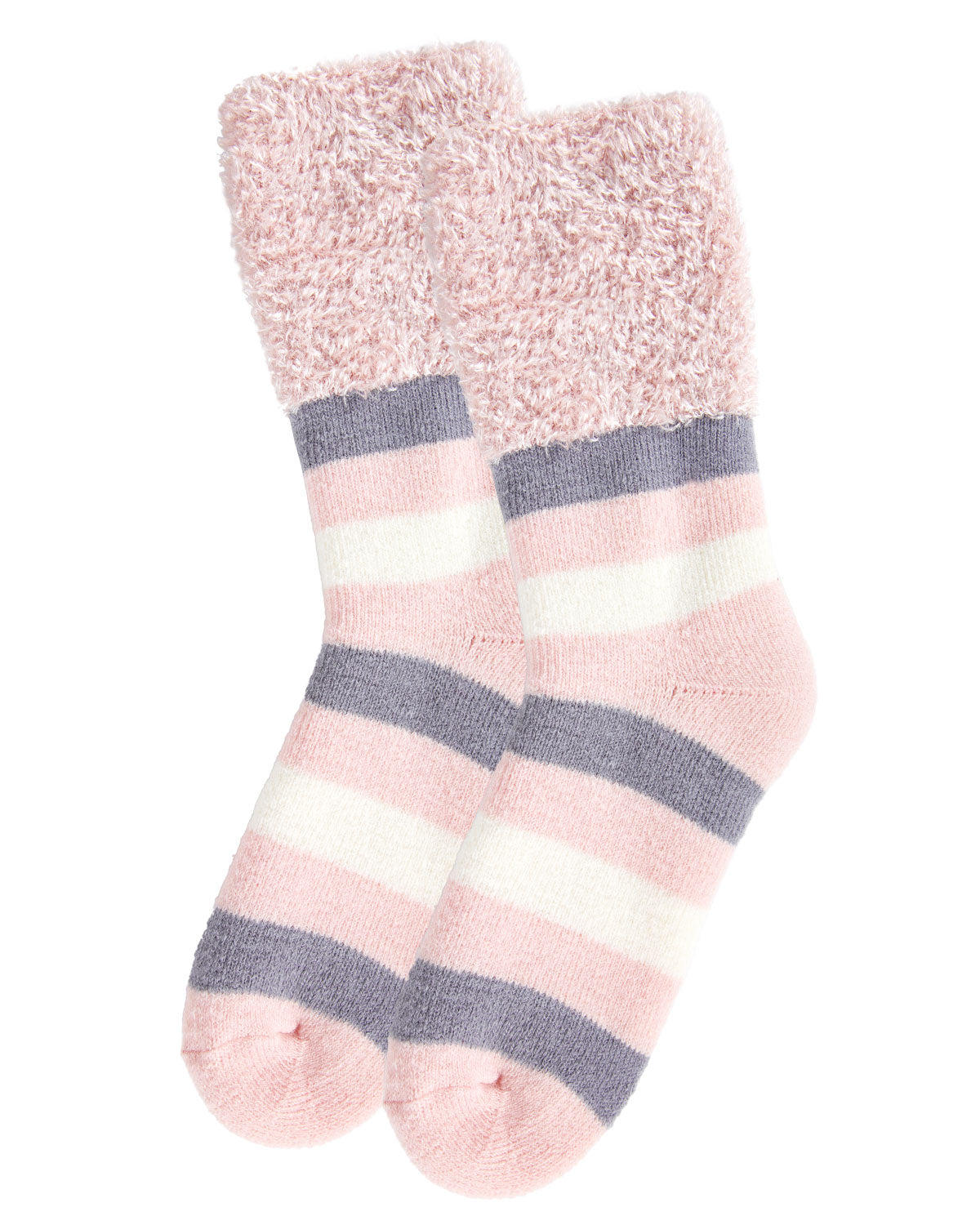Women's Multi Stripe Plush Cabin Socks - Charming Charlie