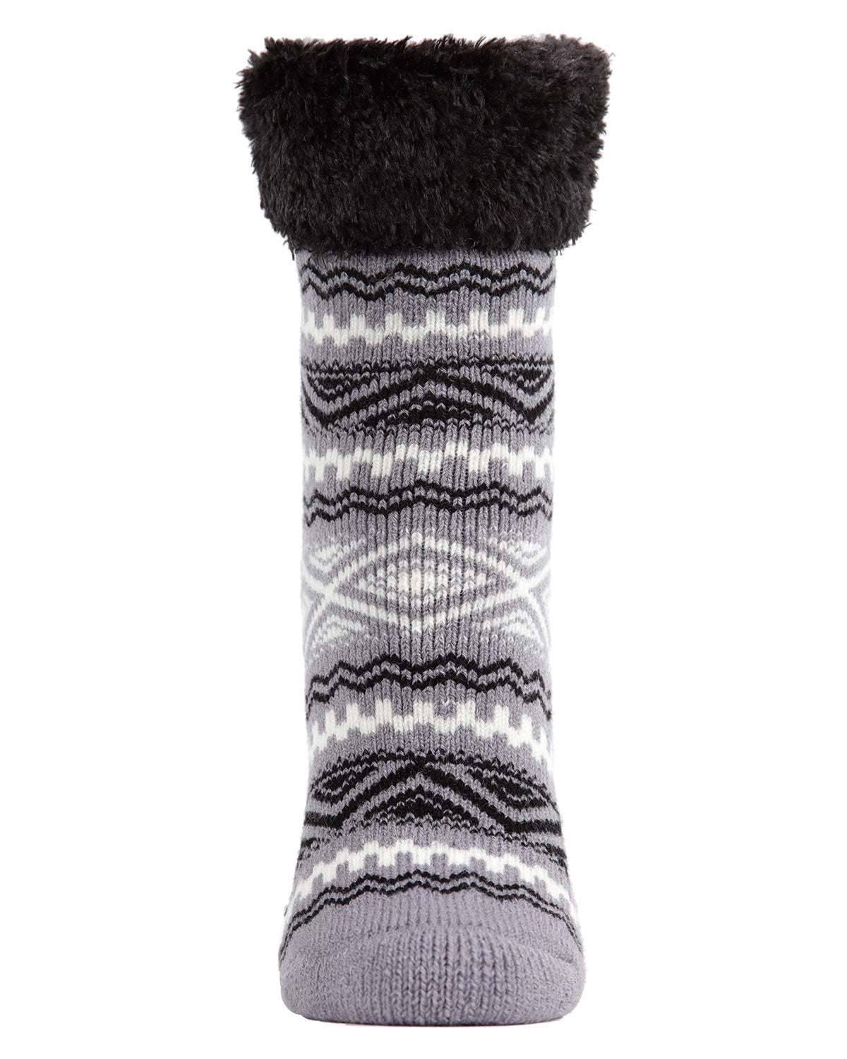 Aztec Fair Isle Plush Cabin Socks - Charming Charlie