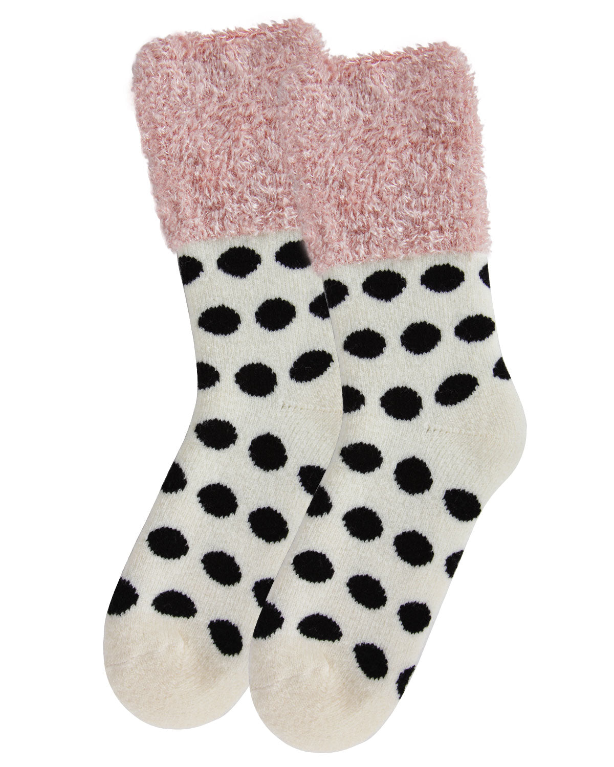 Women's Polka Dot Plush Cabin Socks - Charming Charlie