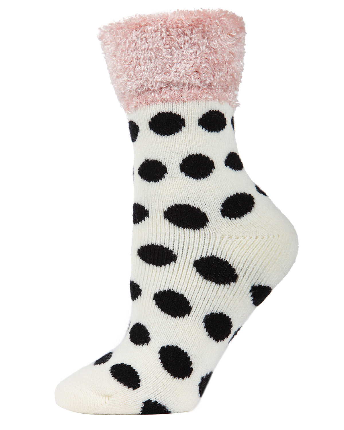 Women's Polka Dot Plush Cabin Socks - Charming Charlie