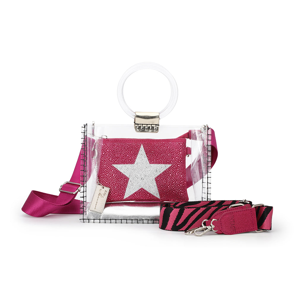 MINI MOLLY - FUCHSIA RHINESTONE MULTI - Charming Charlie