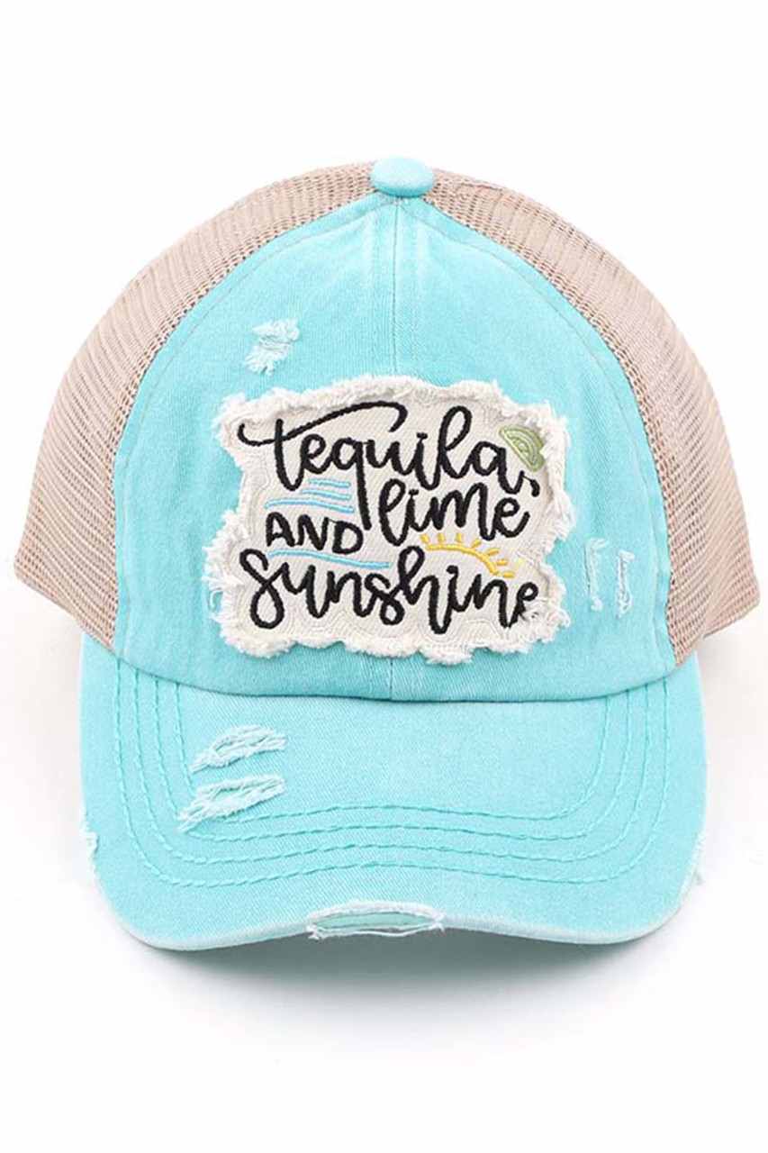 C.C TEQUILA LIME AND SUNSHINE PATCH PONYCAP - Charming Charlie