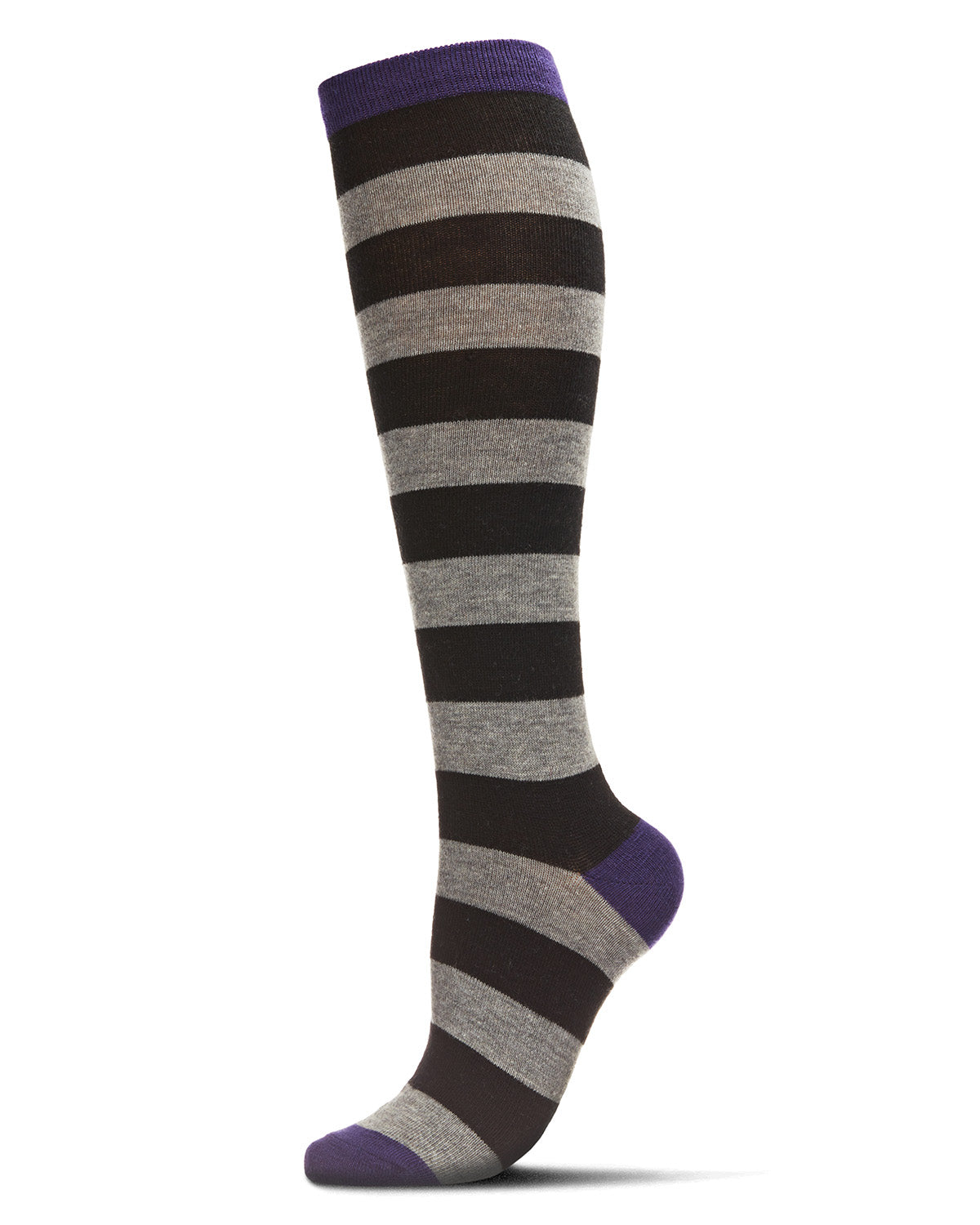 Women's Soft Shaded Stripes Cashmere Blend Knee High Socks - Charming Charlie