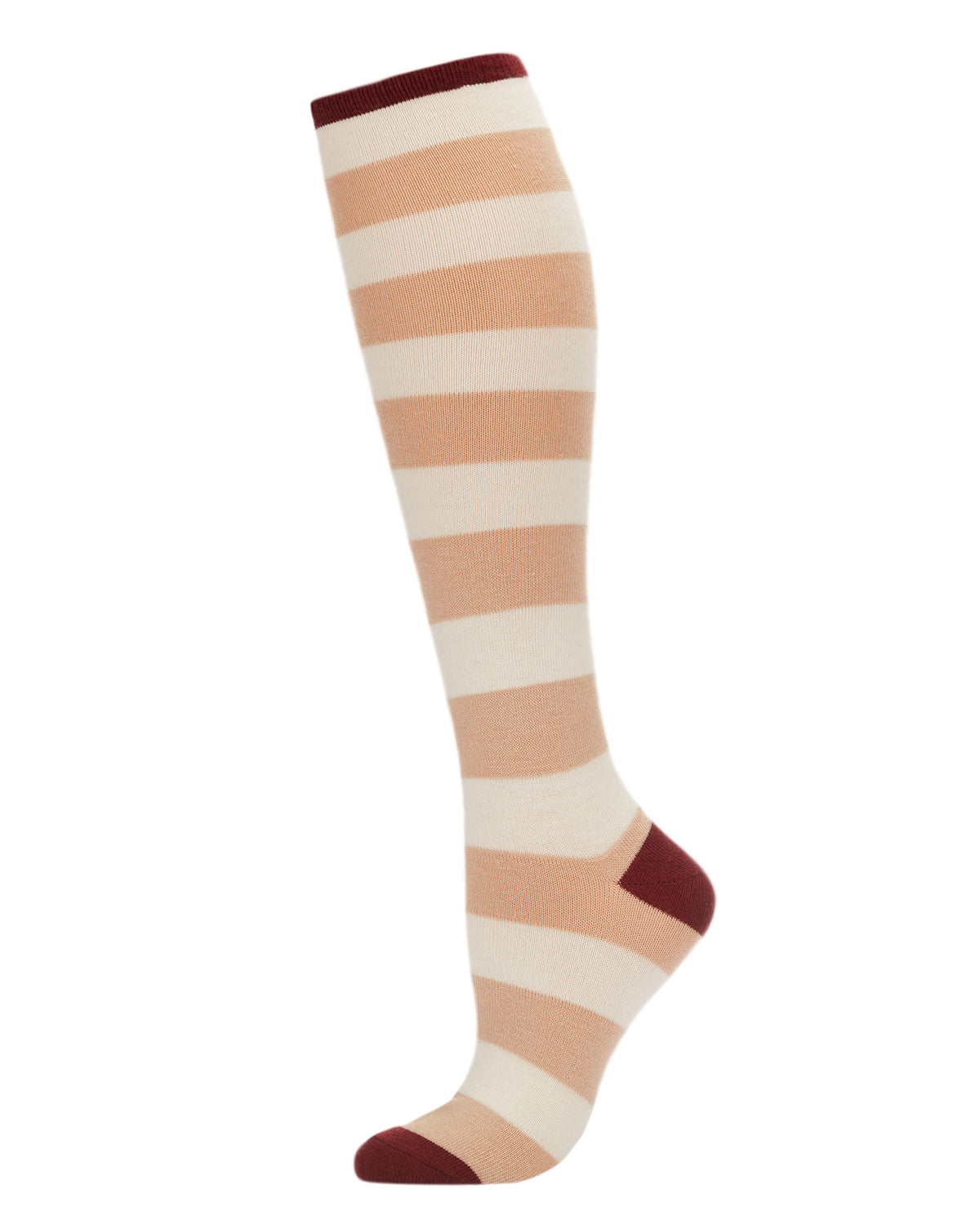 Women's Soft Shaded Stripes Cashmere Blend Knee High Socks - Charming Charlie