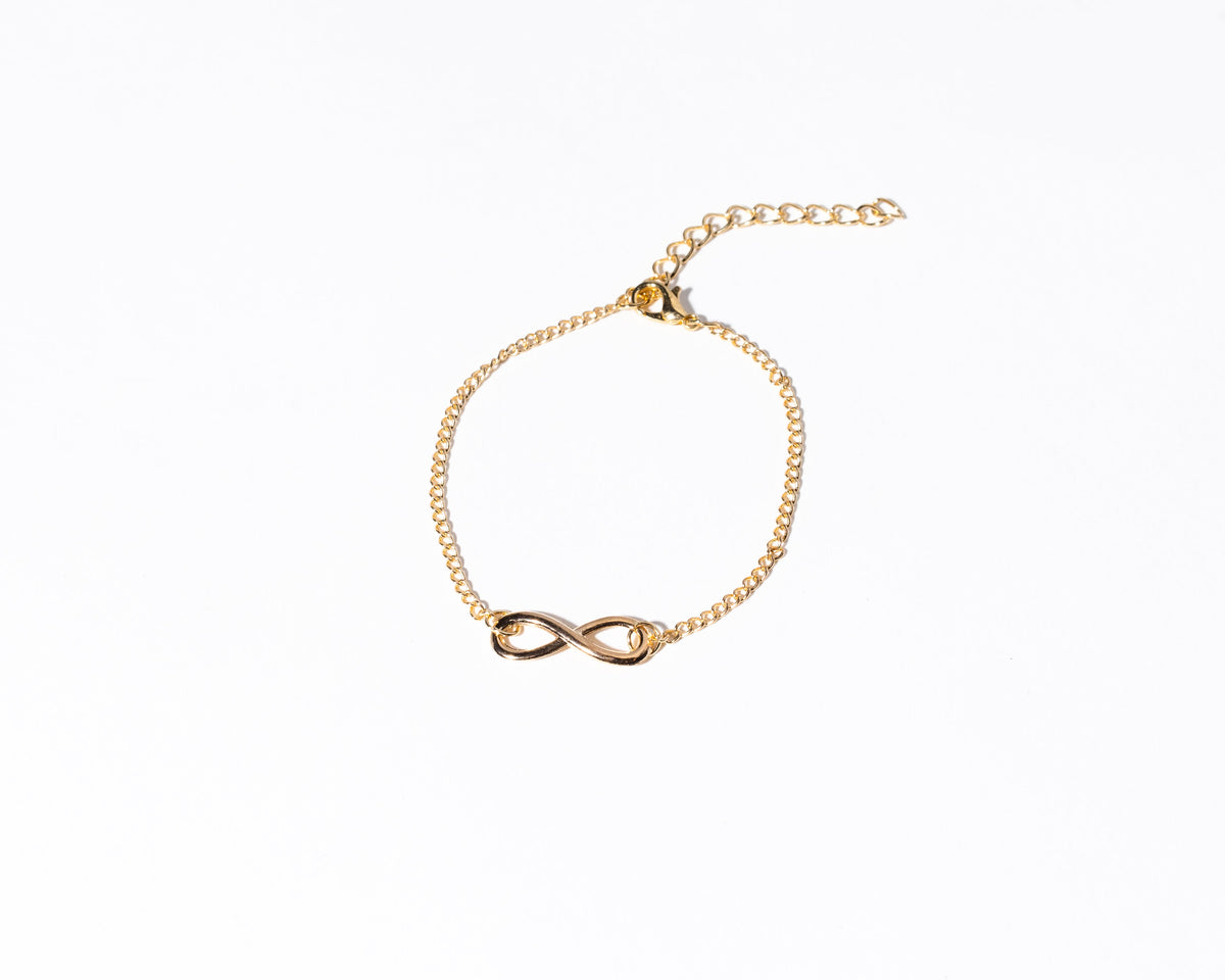 Goldtone Chain Bracelet With LCC - Charming Charlie
