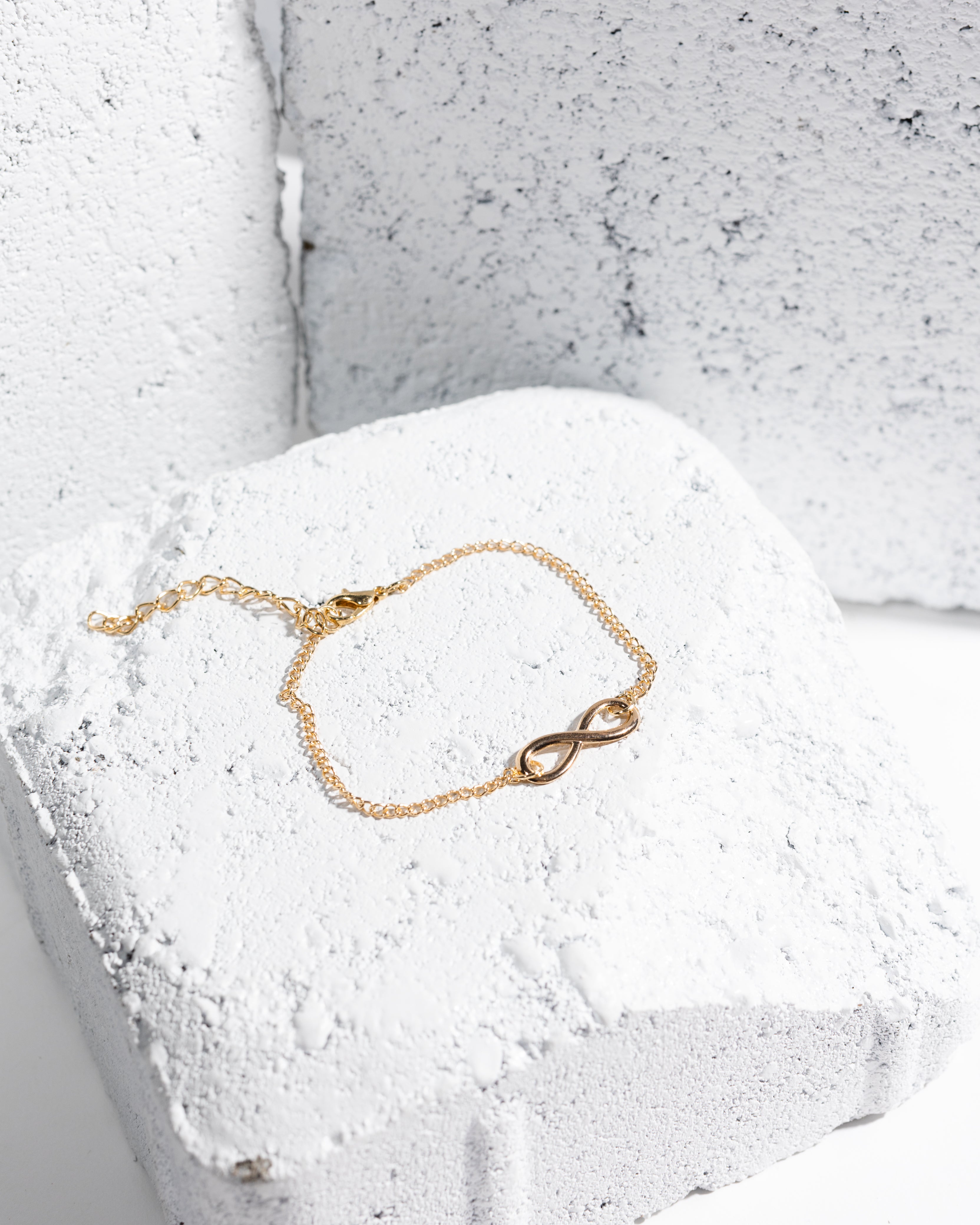 Goldtone Chain Bracelet With LCC - Charming Charlie