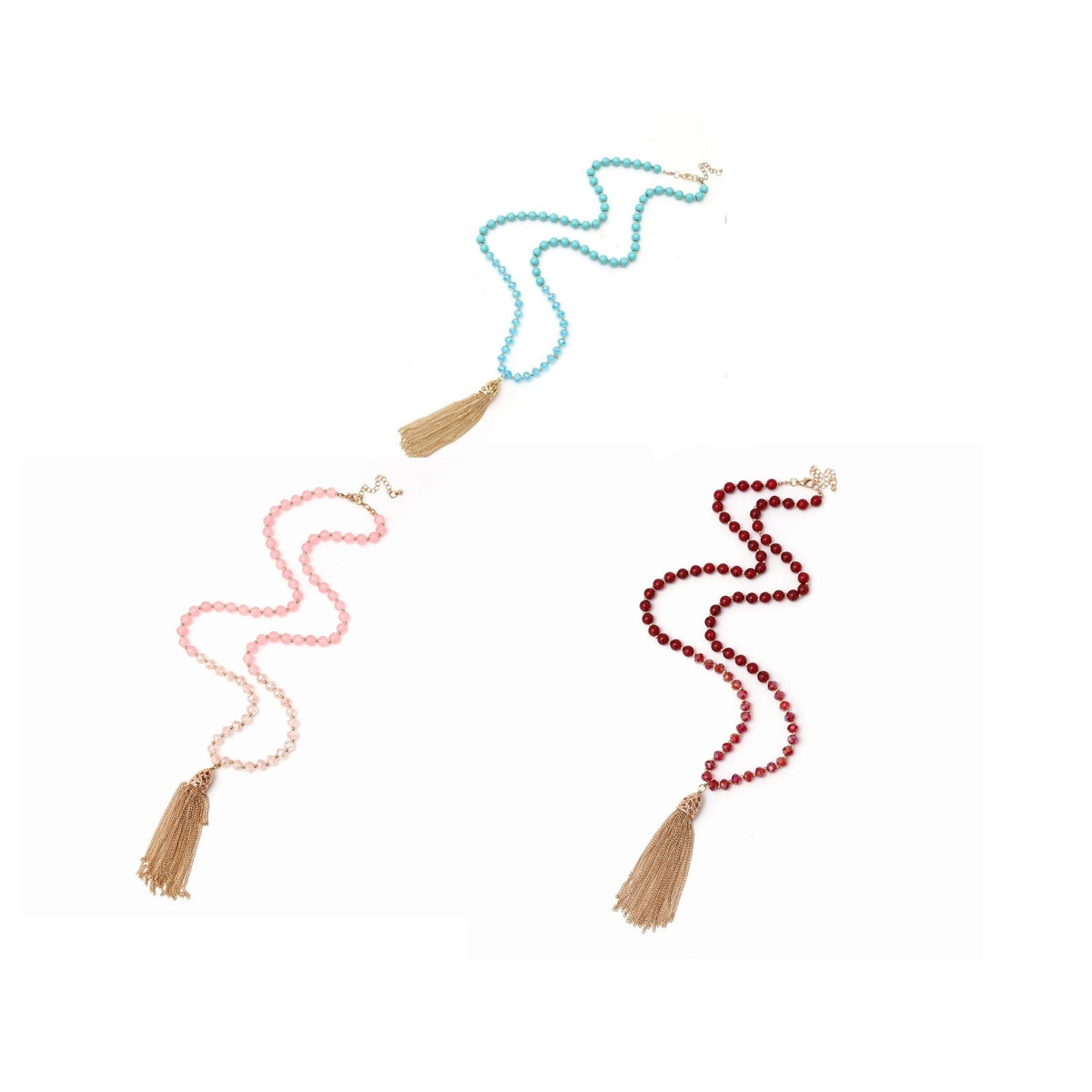 Long Tassel Fringe Necklace - Charming Charlie