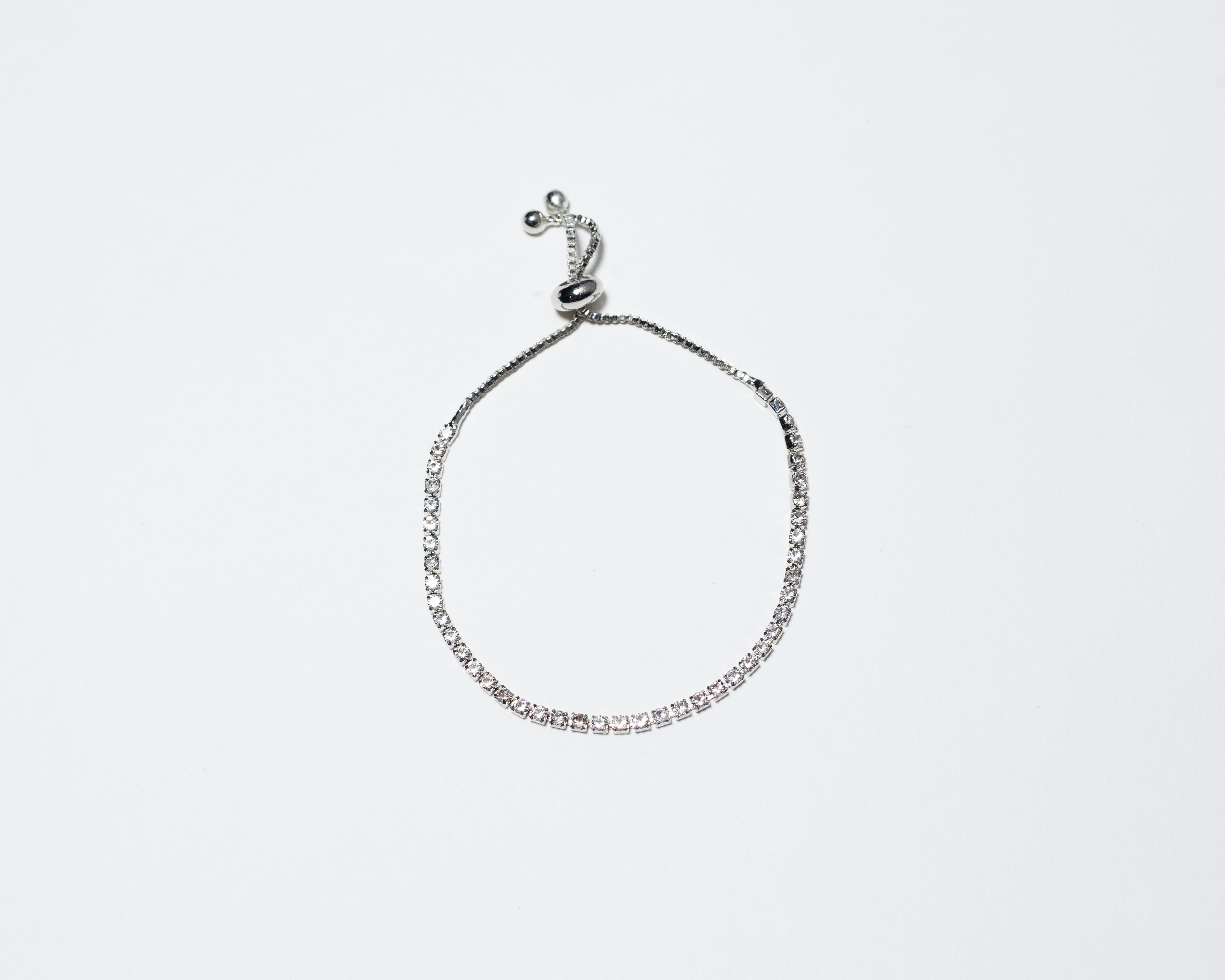Silvertone Slider Bracelet - Charming Charlie