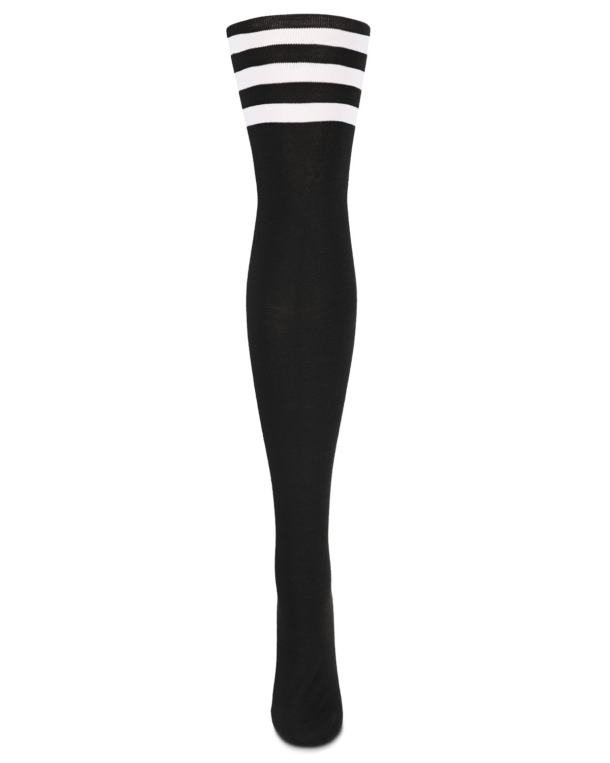 Women's Athletic Stripe Thigh High Sock - Charming Charlie